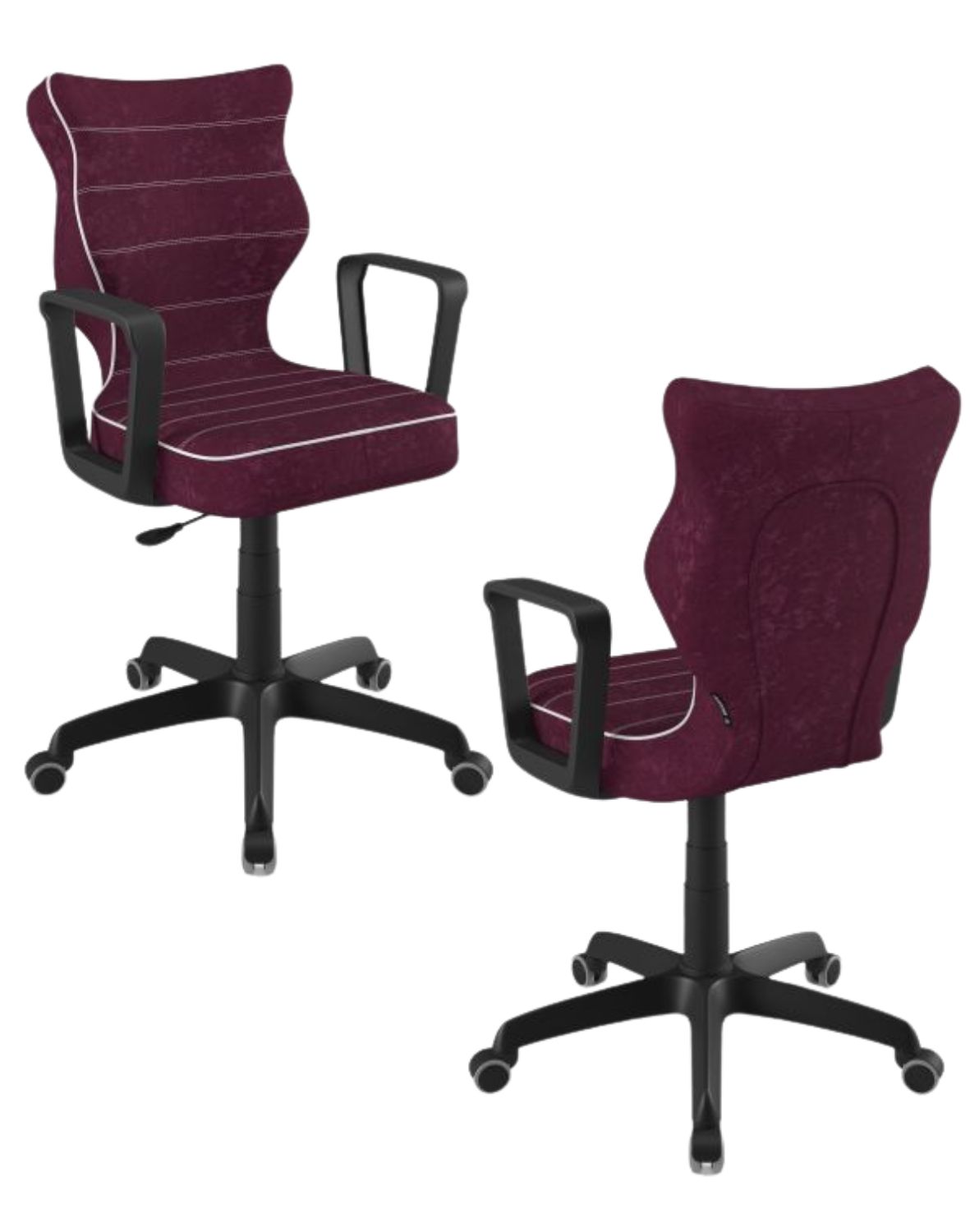 Krzesło młodzieżowe Entelo Norm, Czarna Podstawa, Rozmiar 6 (wzrost 159 - 188 cm)