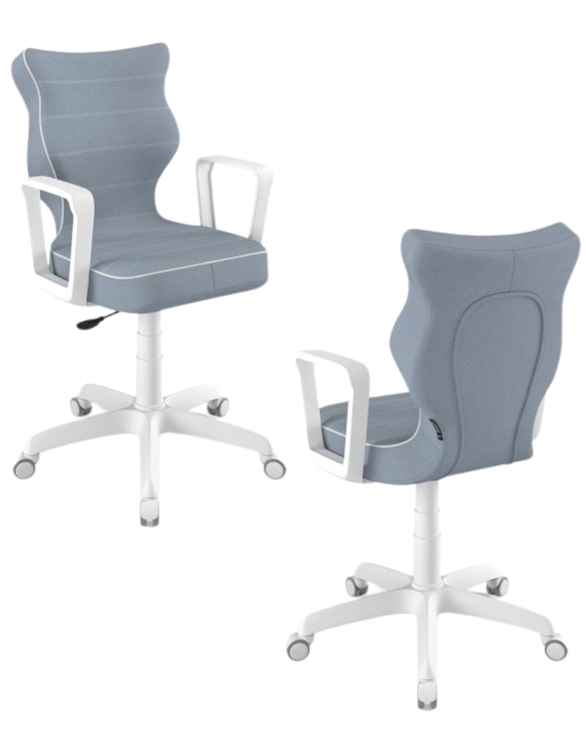 Krzesło młodzieżowe Entelo Norm, Biała Podstawa, Rozmiar 5 (wzrost 146 - 176,5 cm)