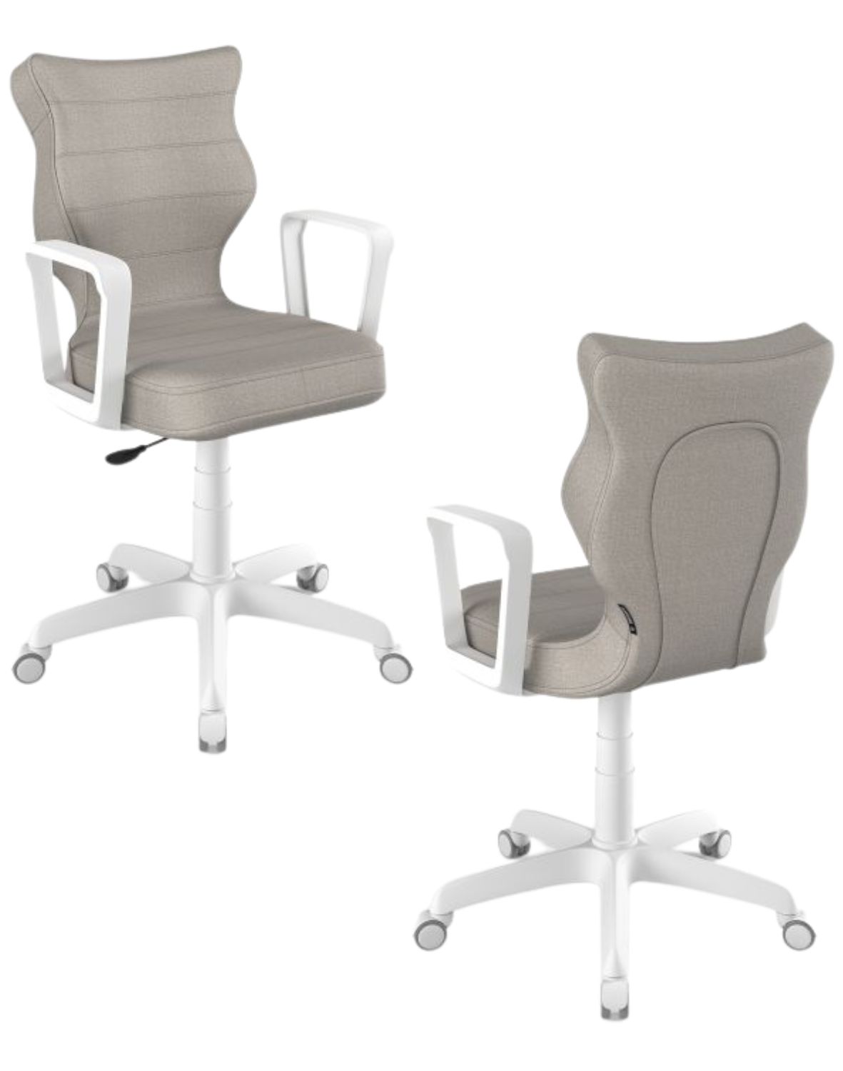 Krzesło młodzieżowe Entelo Norm, Biała Podstawa, Rozmiar 5 (wzrost 146 - 176,5 cm)