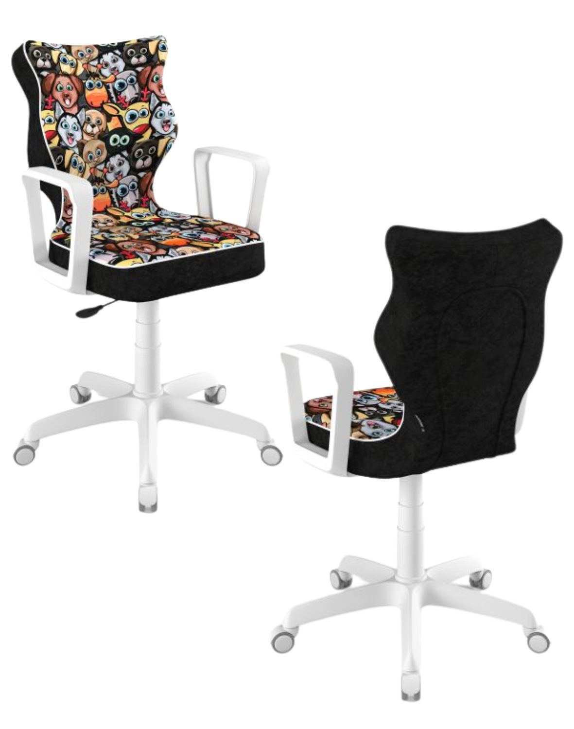 Krzesło młodzieżowe Entelo Norm, Biała Podstawa, Rozmiar 5 (wzrost 146 - 176,5 cm)