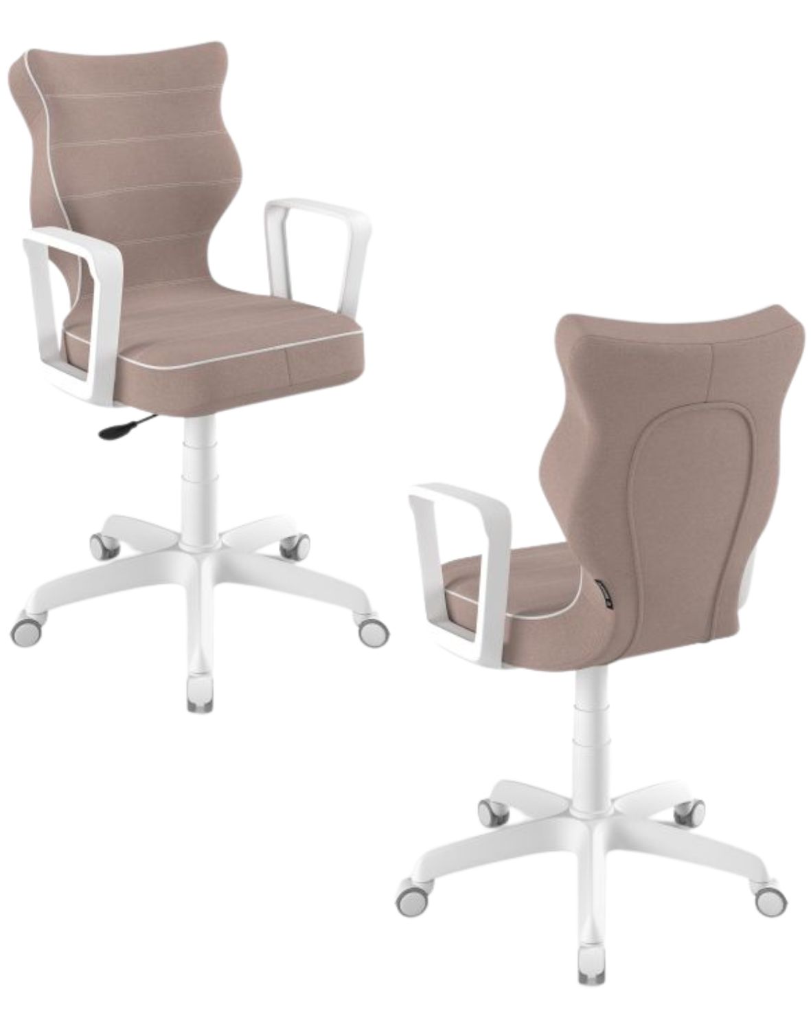 Krzesło młodzieżowe Entelo Norm, Biała Podstawa, Rozmiar 6 (wzrost 159 - 188 cm)