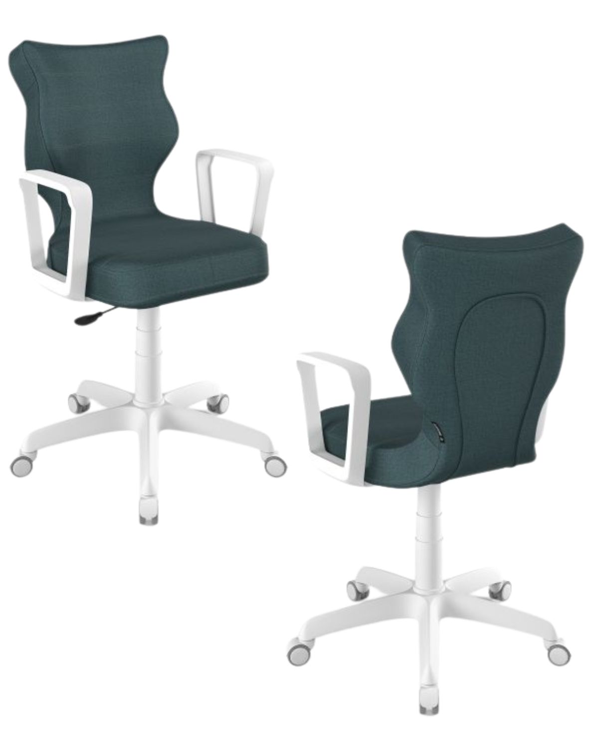 Krzesło młodzieżowe Entelo Norm, Biała Podstawa, Rozmiar 6 (wzrost 159 - 188 cm)