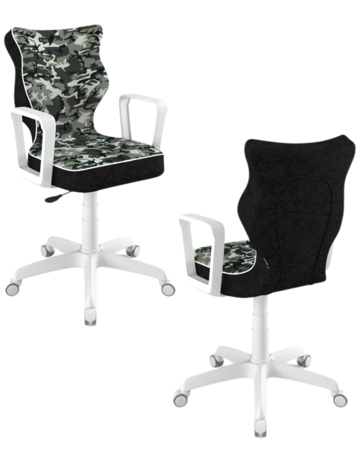 Krzesło młodzieżowe Entelo Norm, Biała Podstawa, Rozmiar 6 (wzrost 159 - 188 cm)