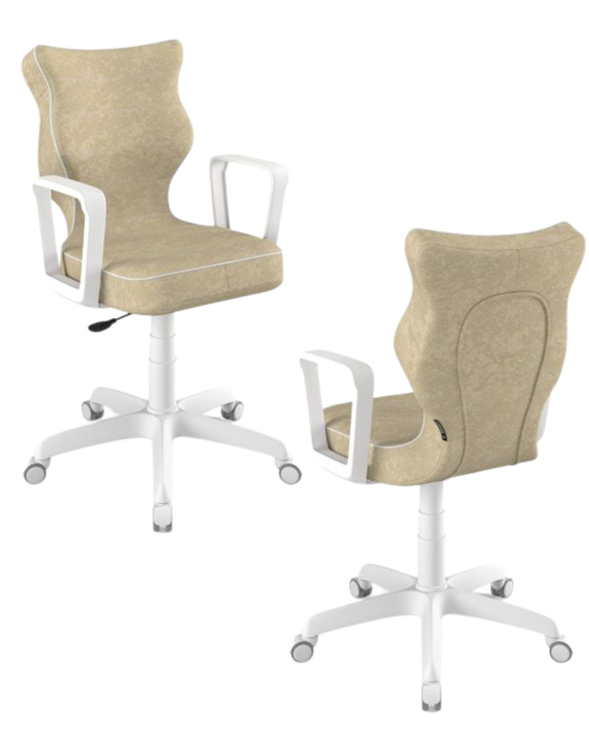 Krzesło młodzieżowe Entelo Norm, Biała Podstawa, Rozmiar 6 (wzrost 159 - 188 cm)