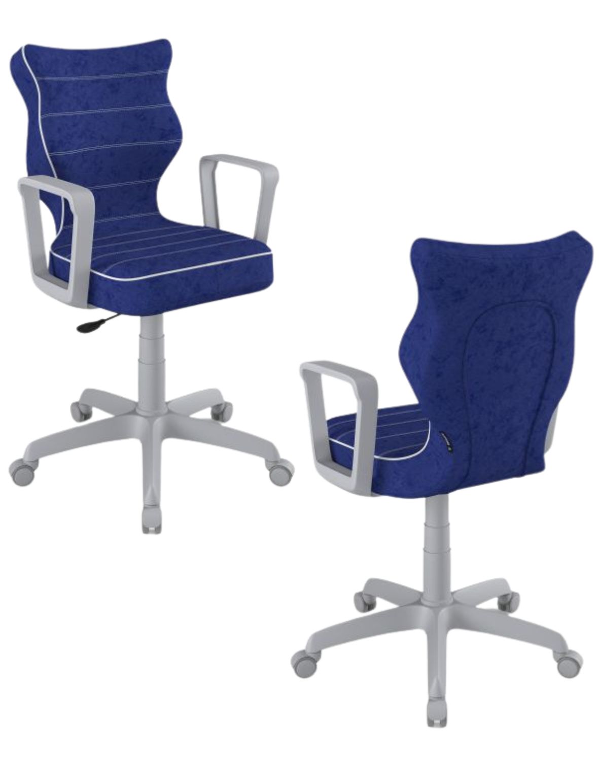 Krzesło młodzieżowe Entelo Norm, Szara Podstawa, Rozmiar 5 (wzrost 146 - 176,5 cm)