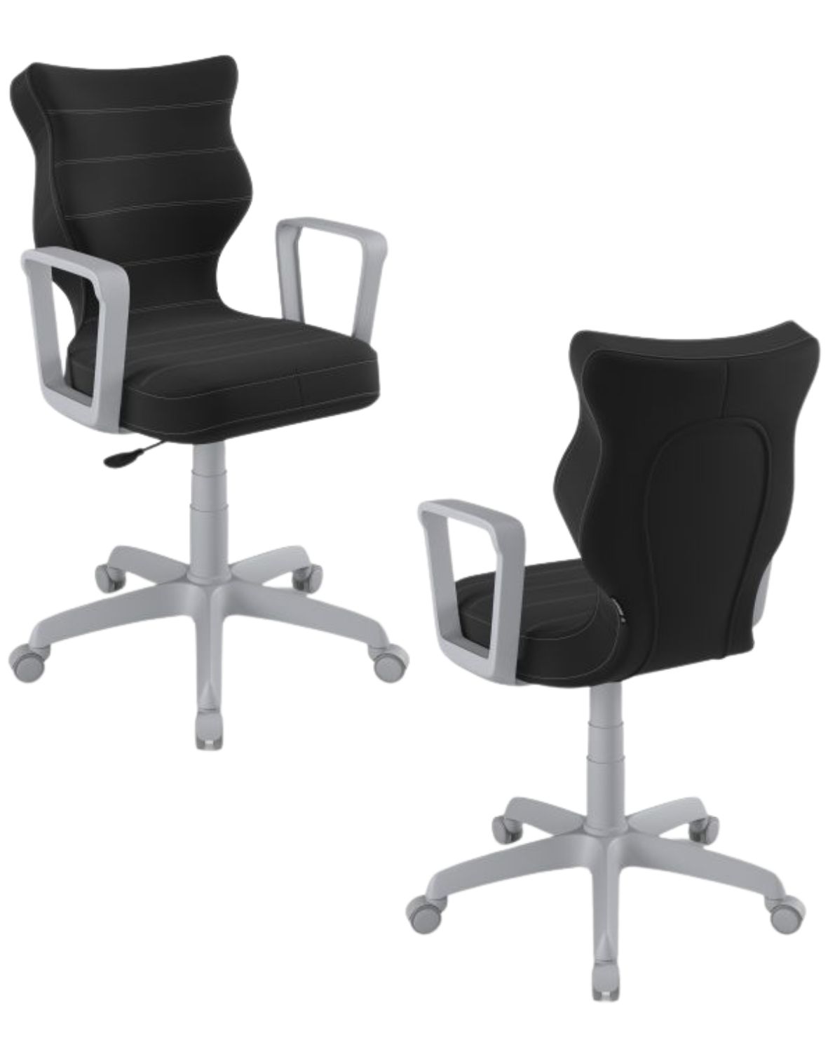 Krzesło młodzieżowe Entelo Norm, Szara Podstawa, Rozmiar 6 (wzrost 159 - 188 cm)