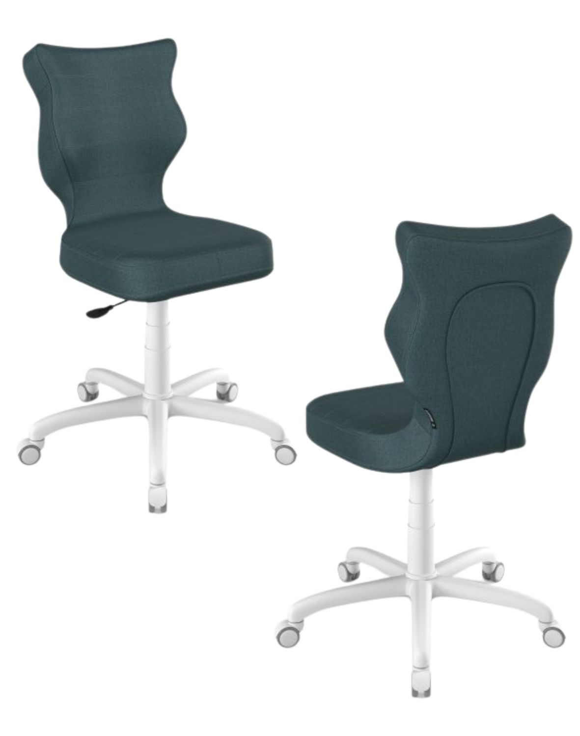 Krzesło dziecięce obrotowe Petit 159-188 cm Biała Podstawa