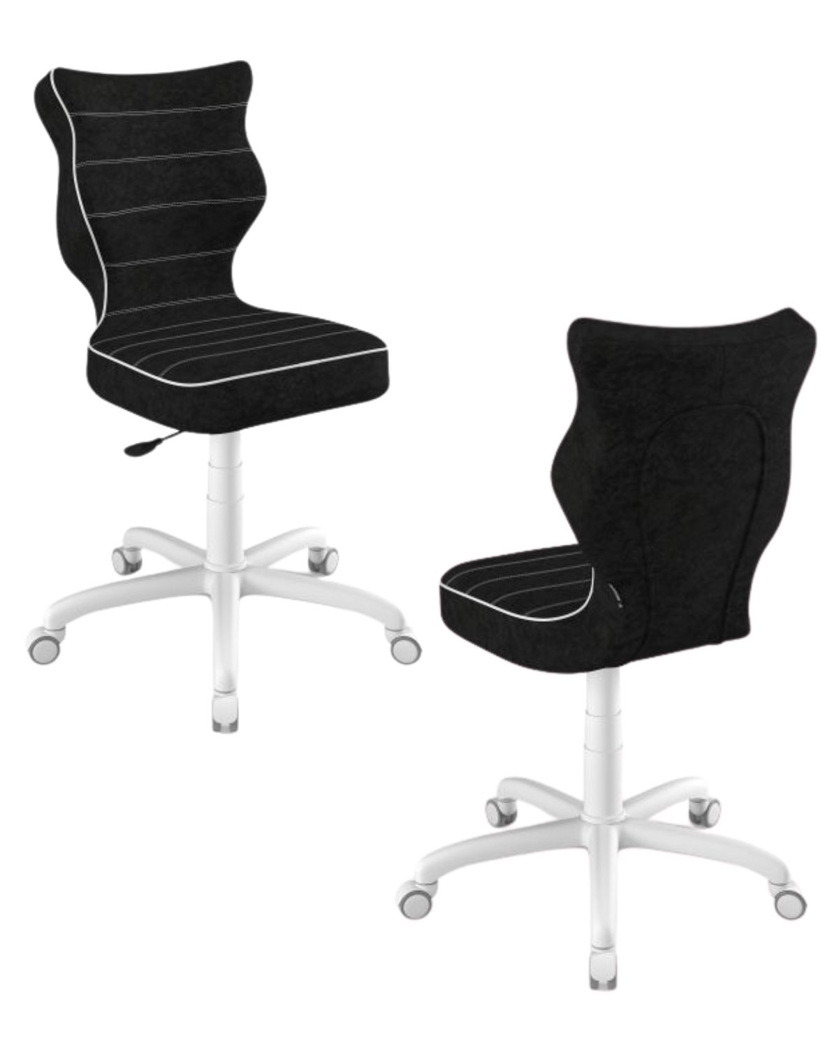 Krzesło dziecięce obrotowe Petit 146-176,5 cm Biała Podstawa