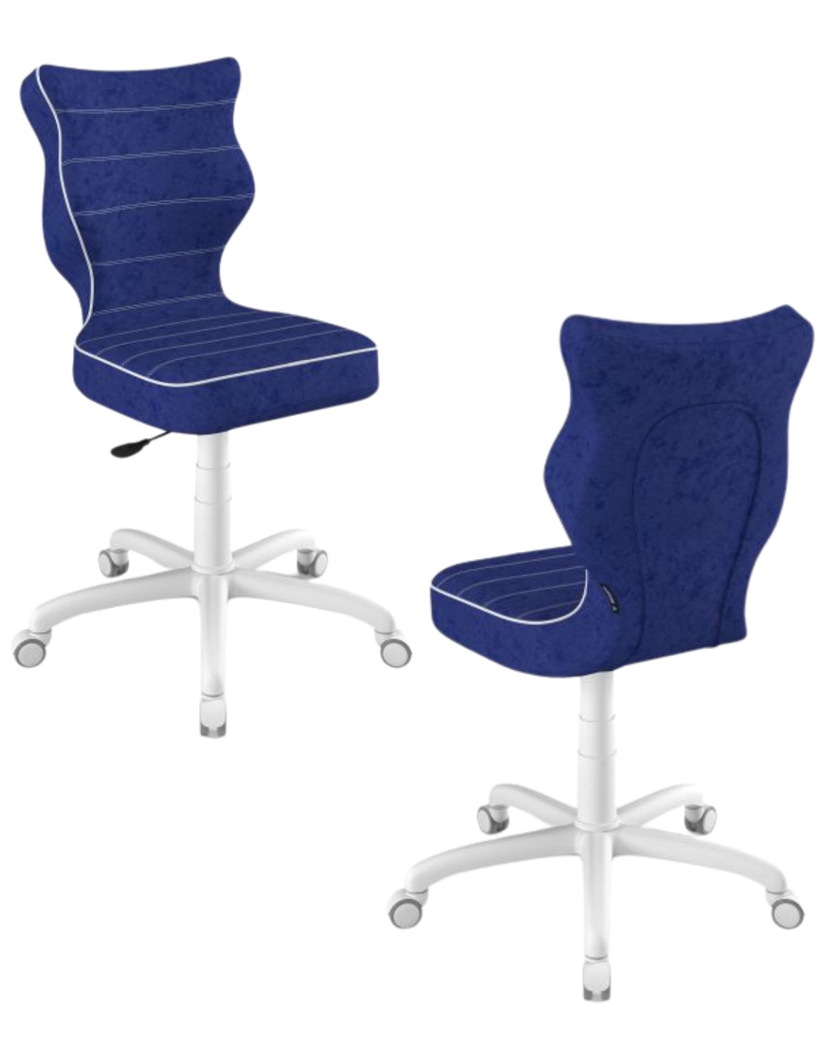 Krzesło dziecięce obrotowe Petit 146-176,5 cm Biała Podstawa