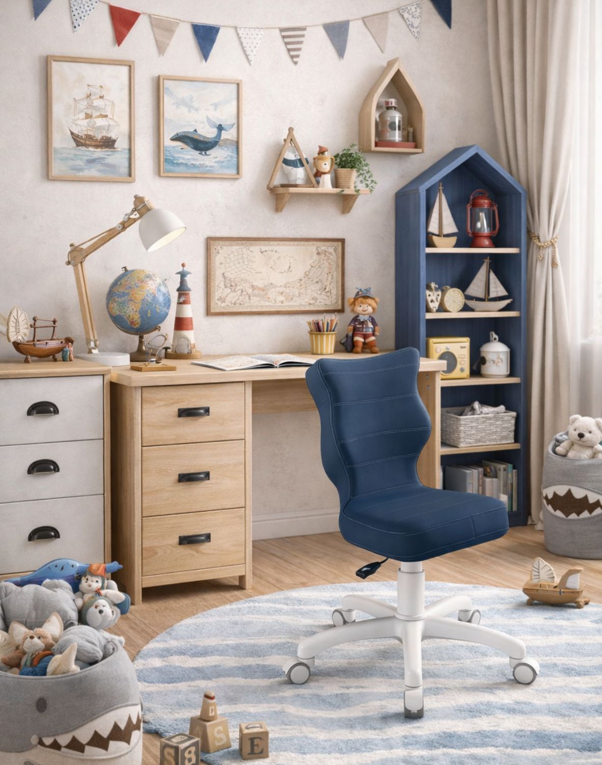 krzeslo obrotowe petit 119 142 biala podstawa