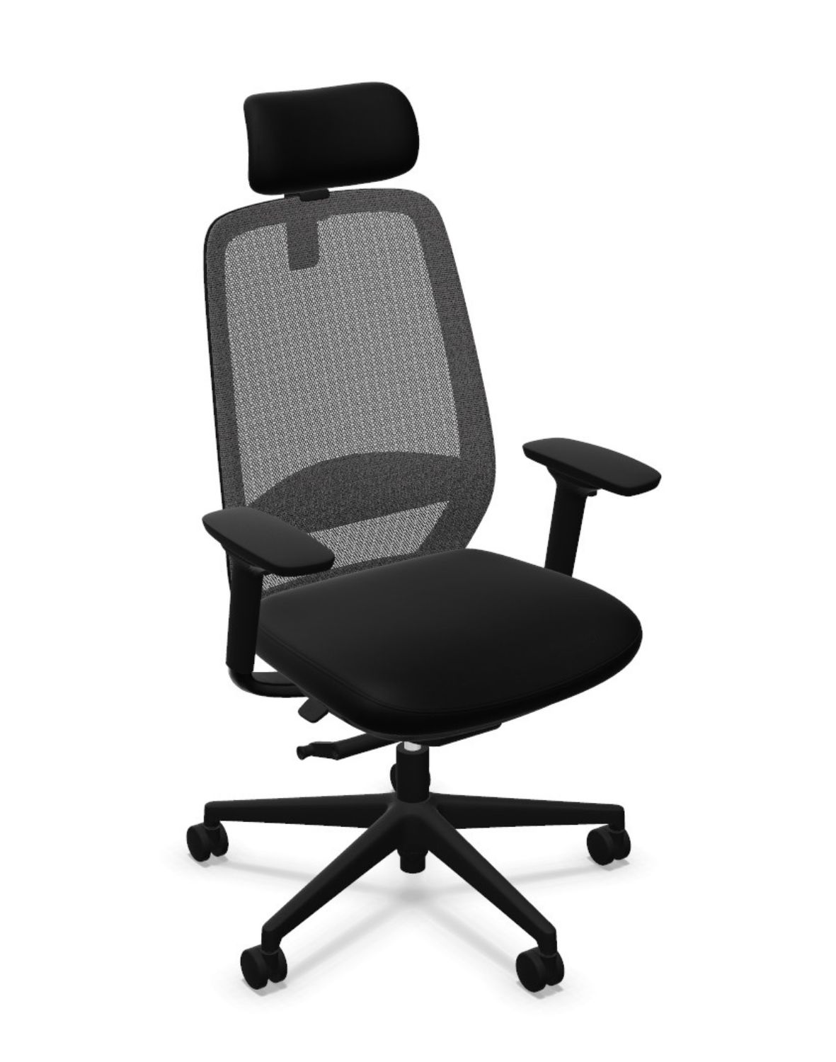 krzeslo obrotowe elovie mesh z regulowanym zaglowkiem