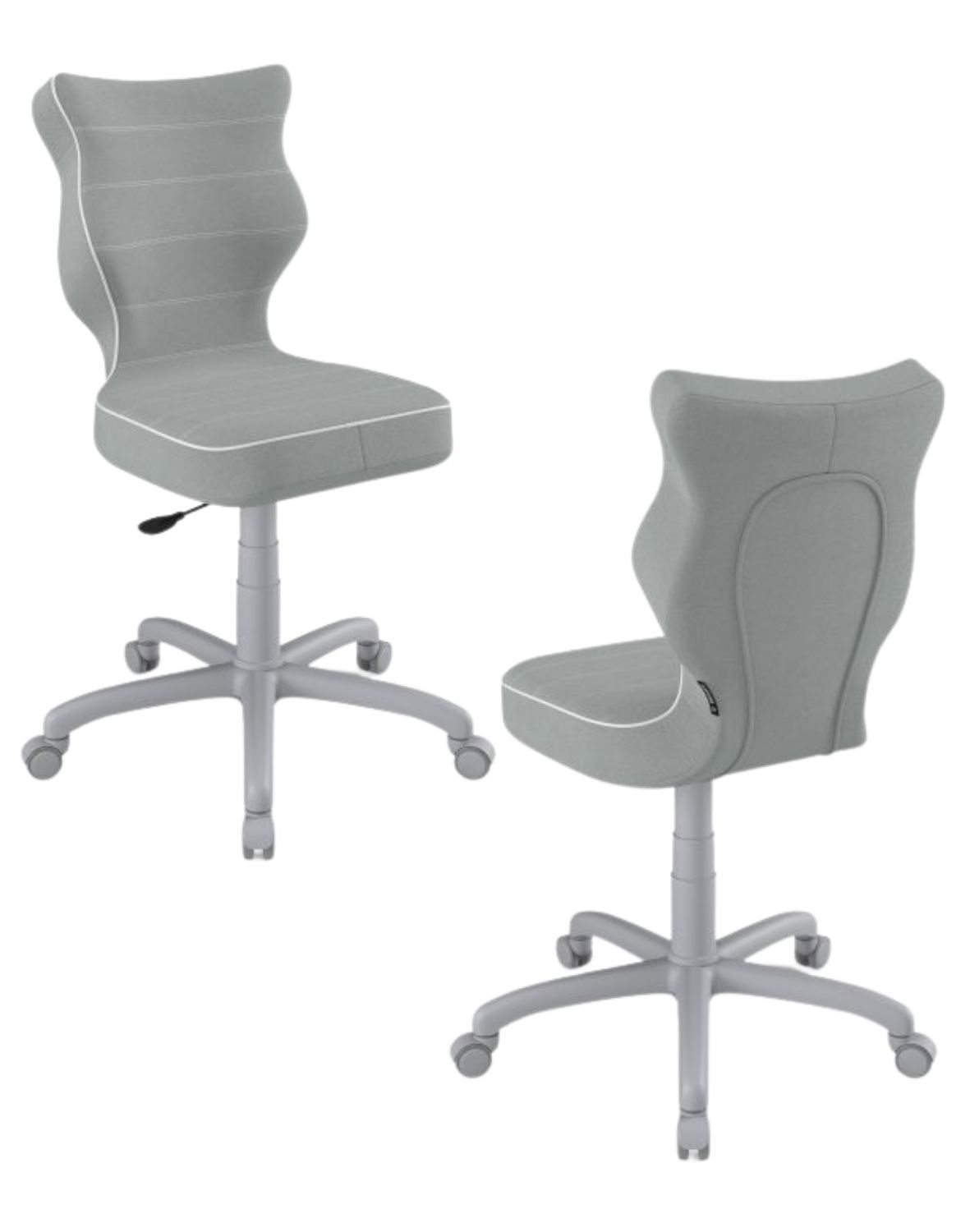 Krzesło dziecięce obrotowe Petit 159 -188 cm Szara Podstawa