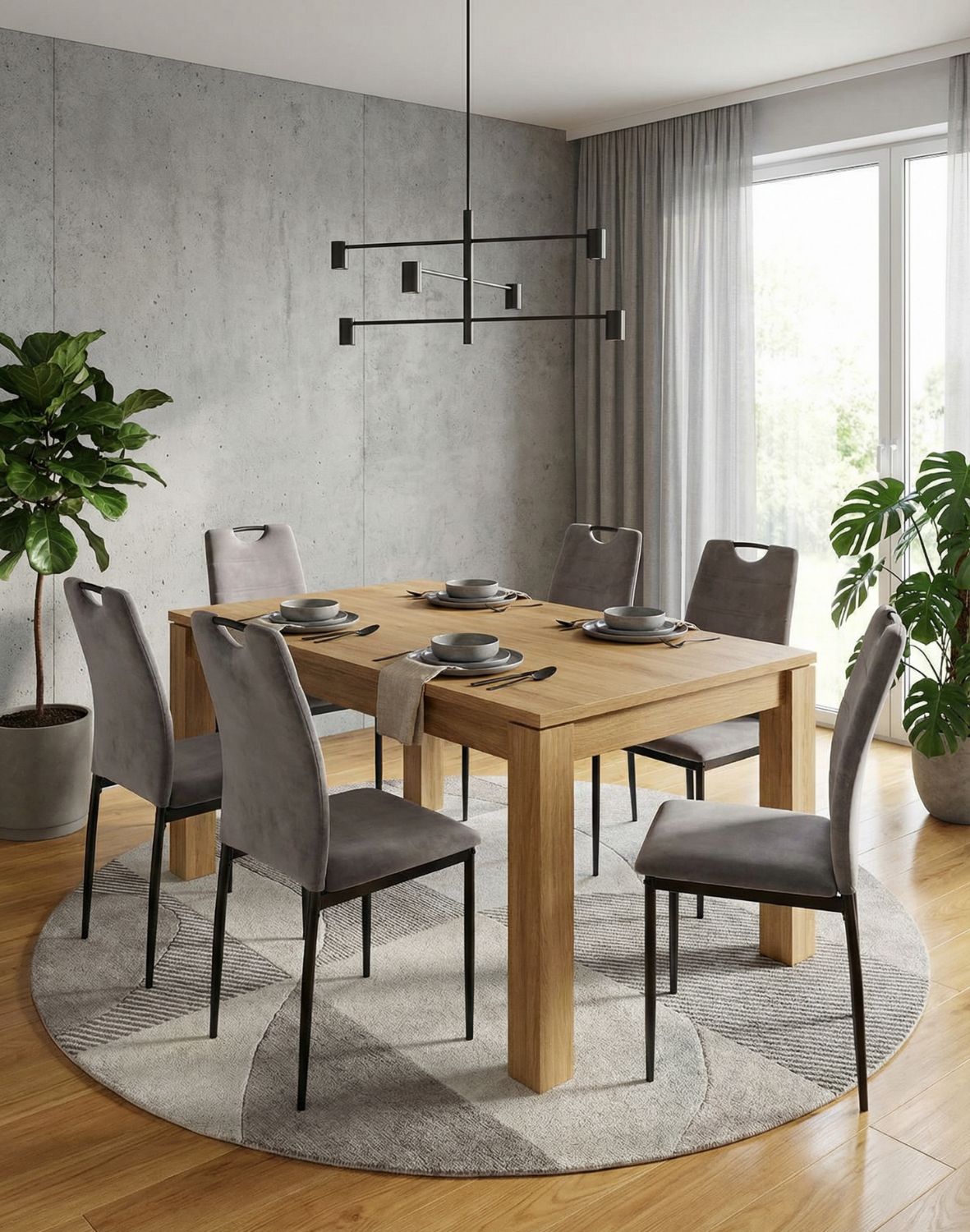 krzeslo rip velvet szare