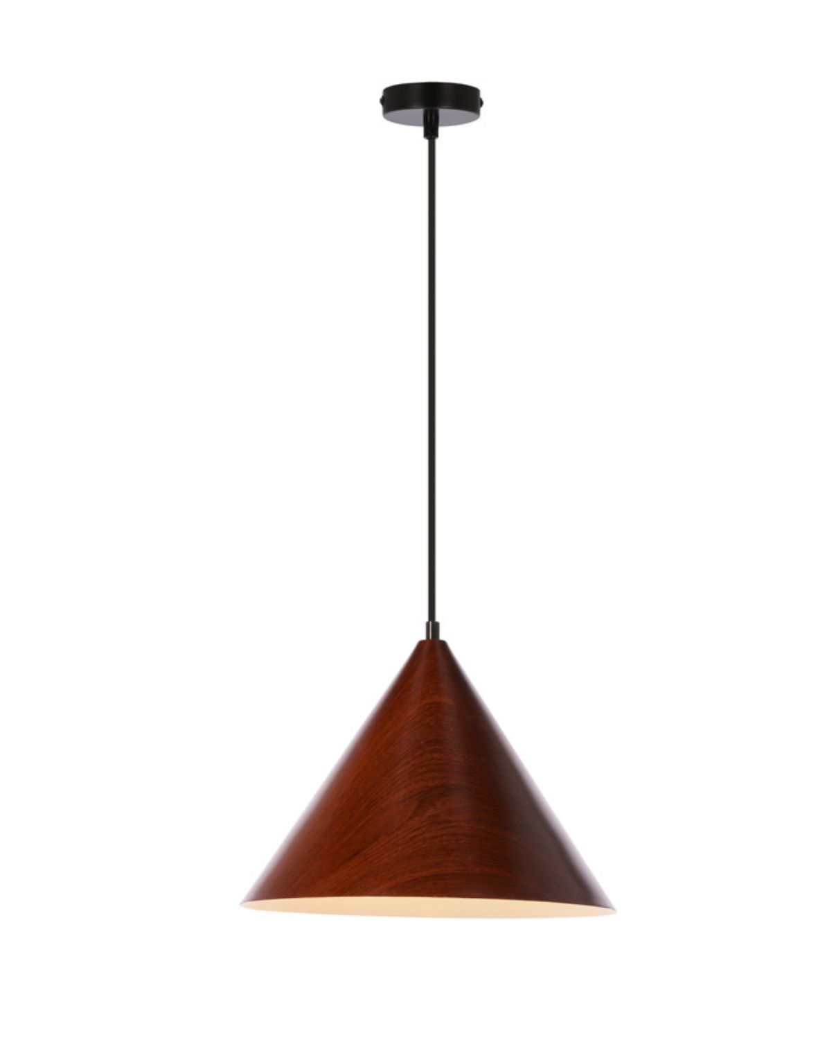 Candellux - Závěsná lampa Dunca 32, tmavý ořech
