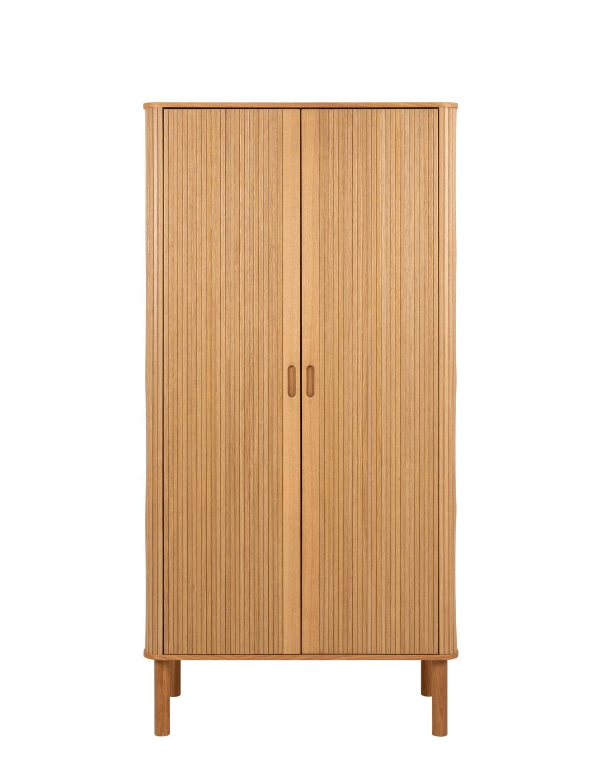 wysoka szafka drewniana langley na ubrania (24043), dąb