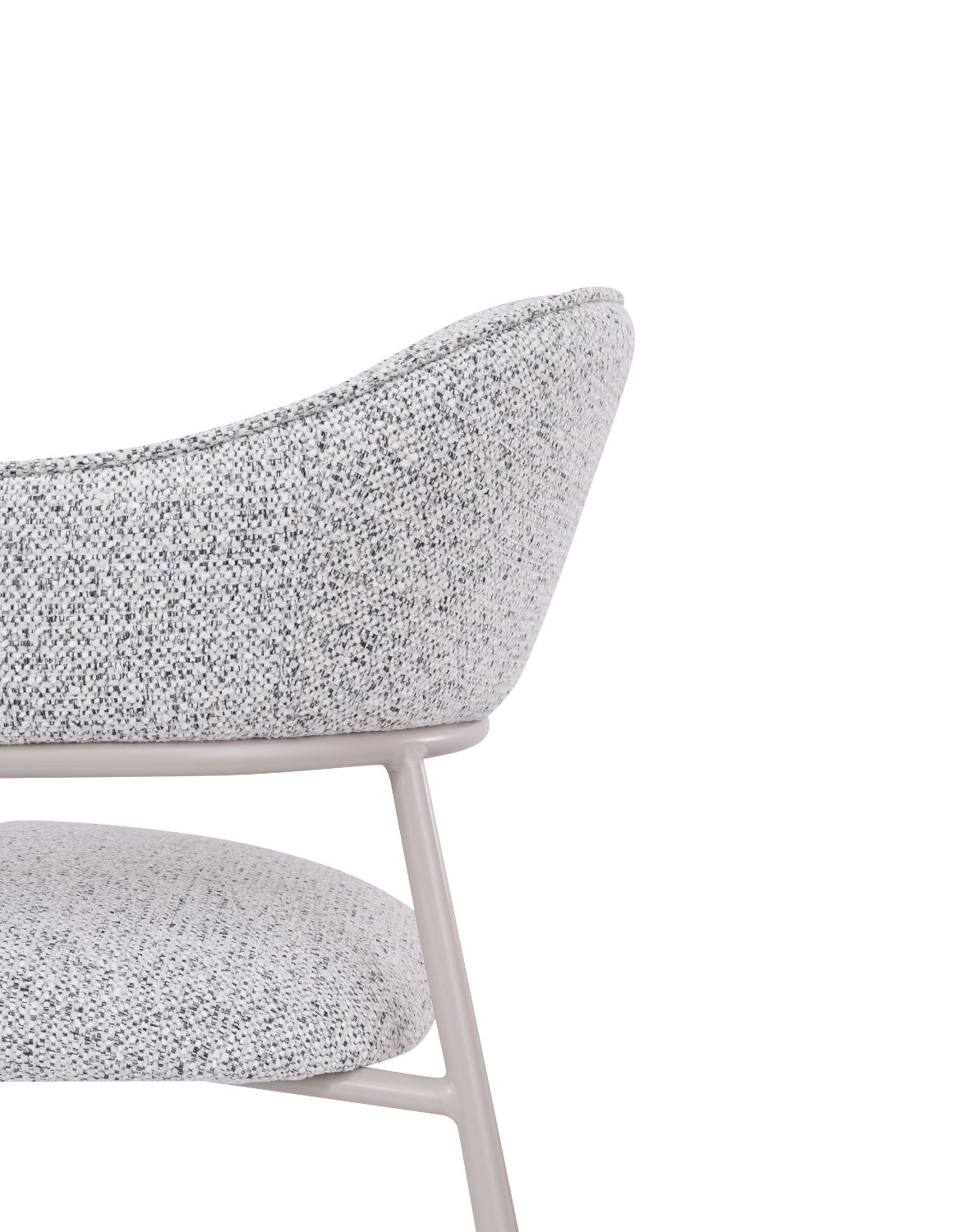 krzesło do jadalni z livia, szare/kaszmir