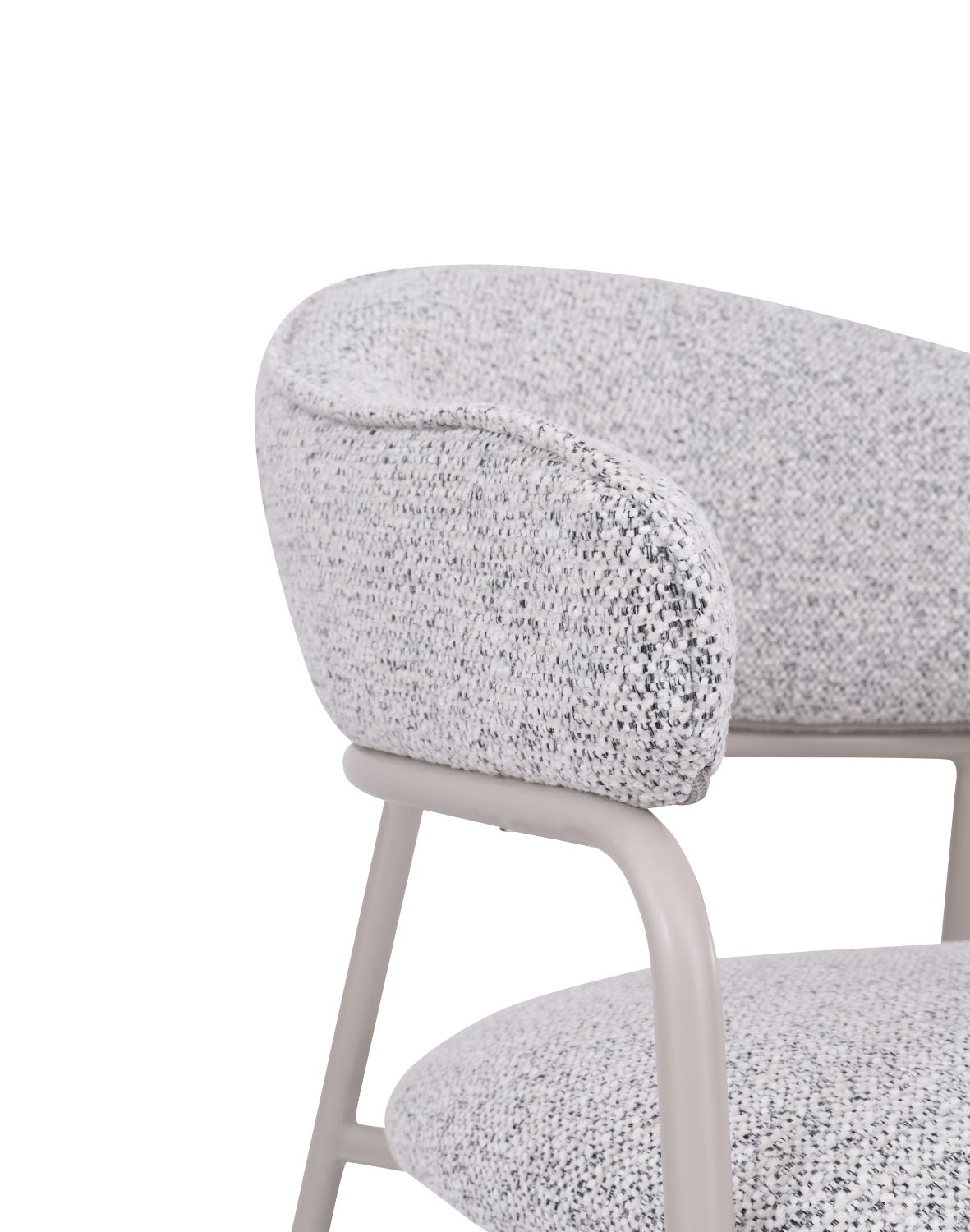 krzesło do jadalni z livia, szare/kaszmir