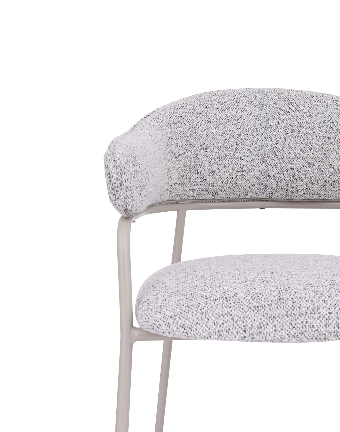 krzesło do jadalni z livia, szare/kaszmir