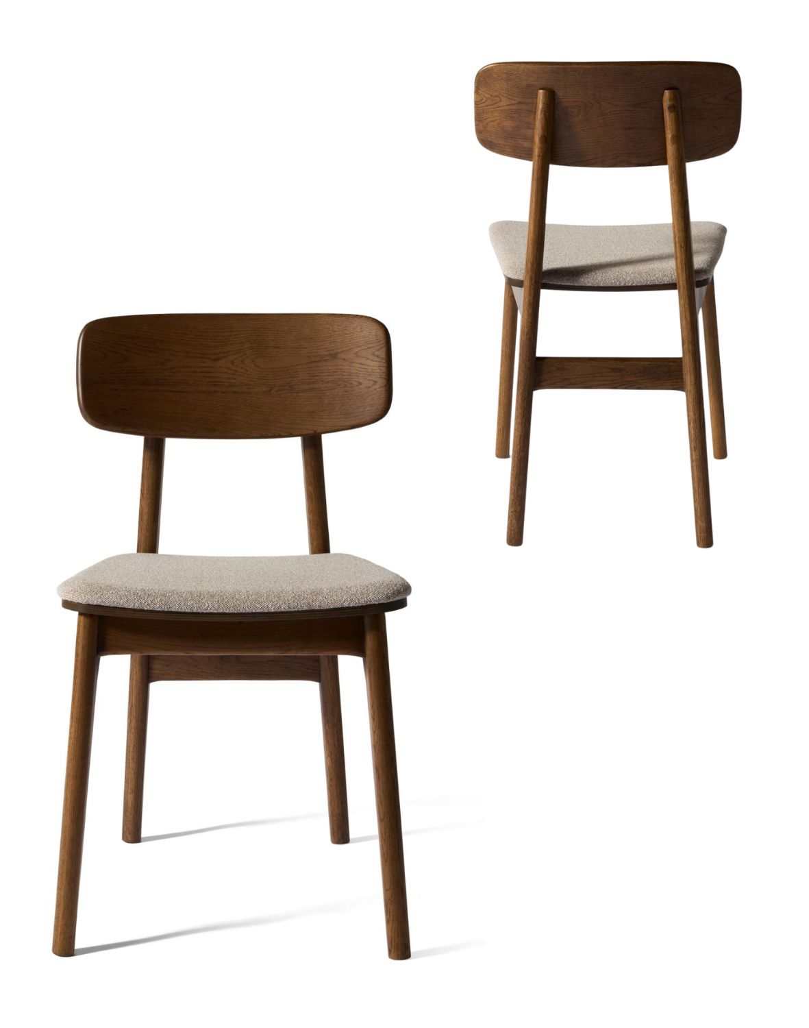 Jídelní židle Livo (38444935), tmavý dub