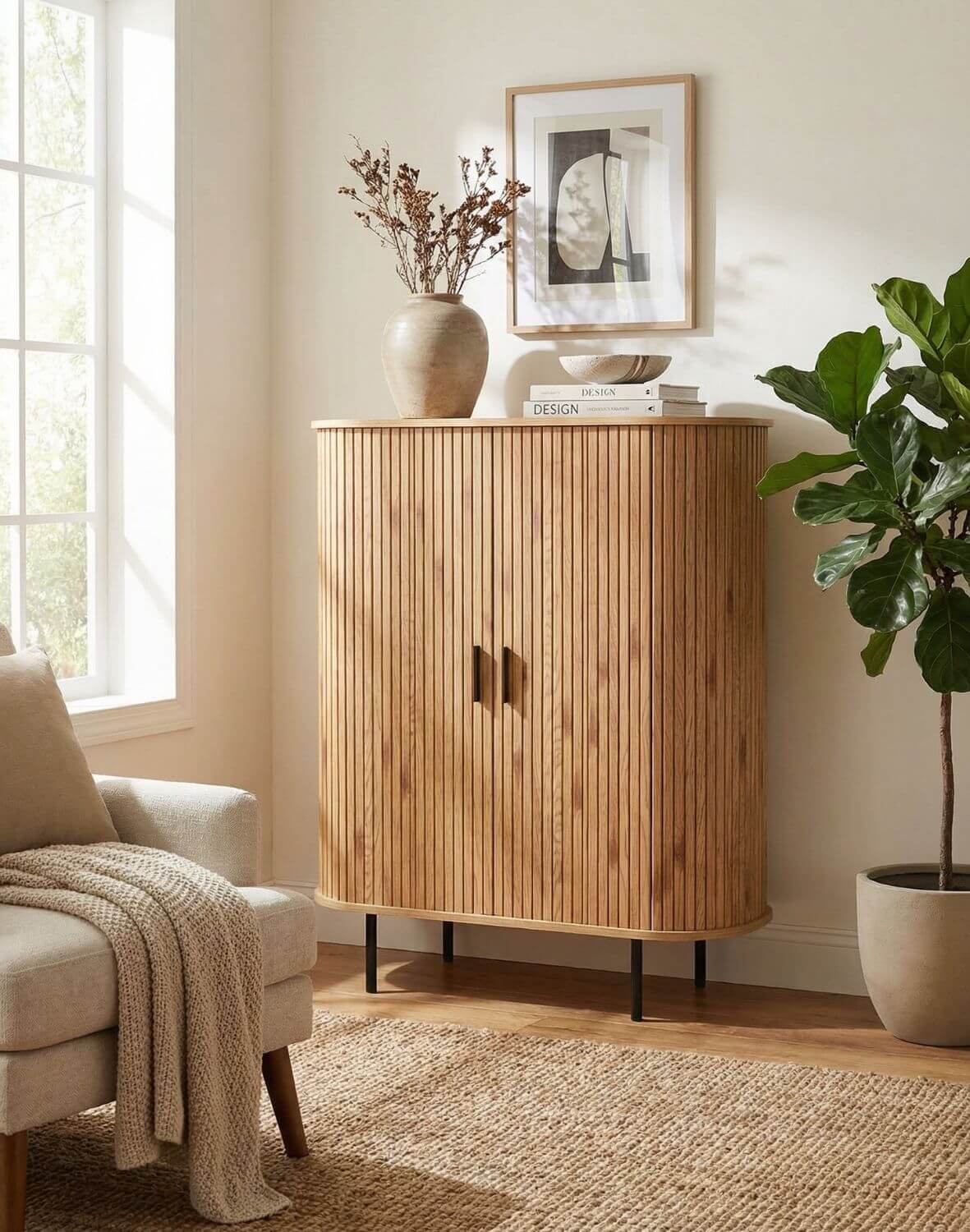 komoda loftwood (4804), dziki dąb, lamele