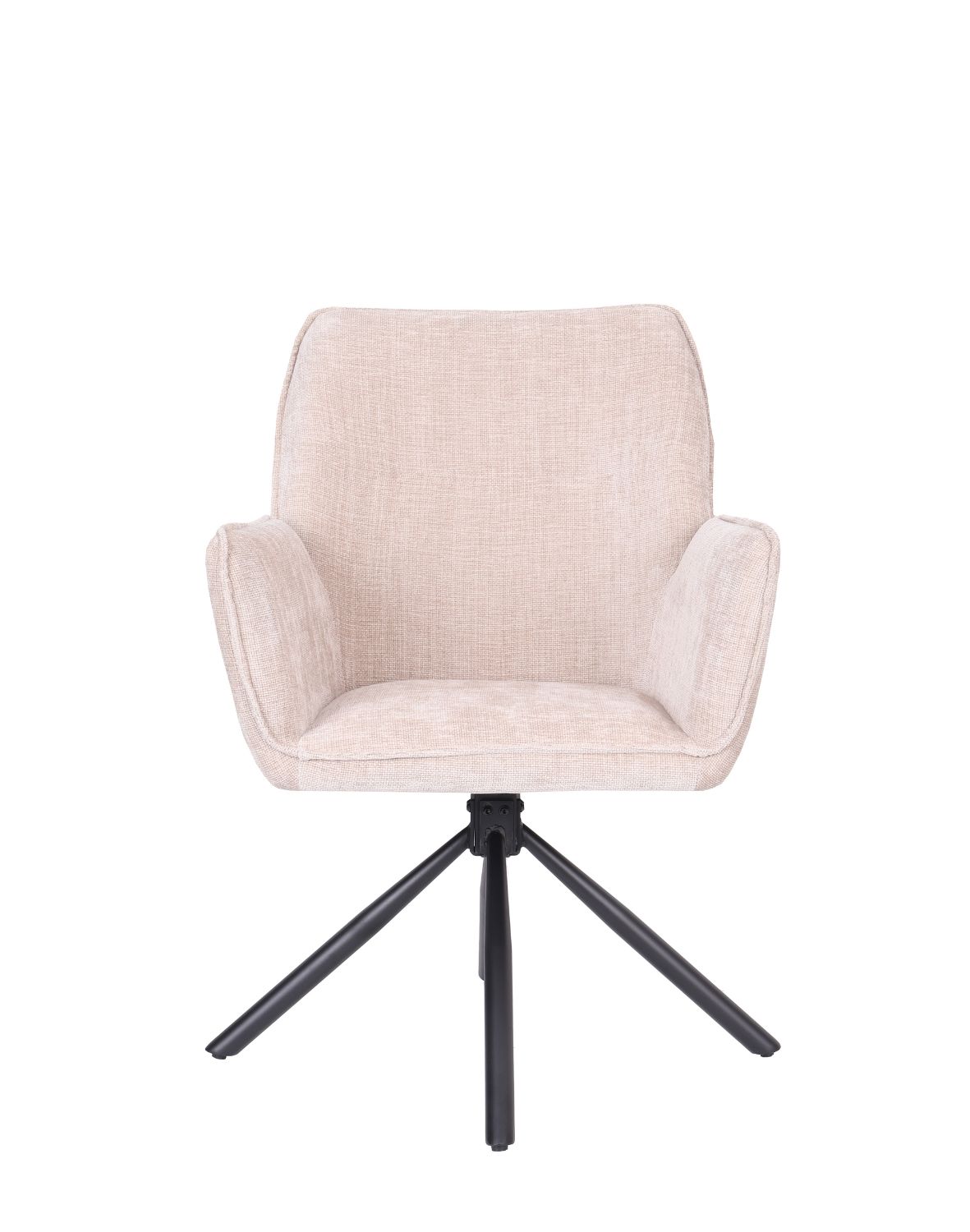 krzesło obrotowe z podłokietnikami lozano, beżowe (s2417)