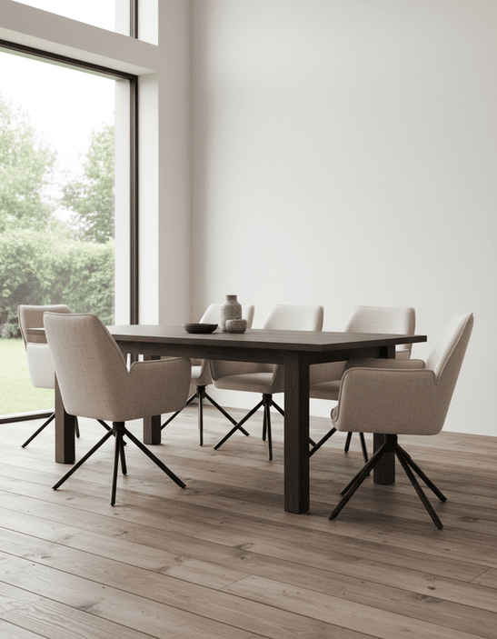 krzesło obrotowe z podłokietnikami lozano, beżowe (s2417)