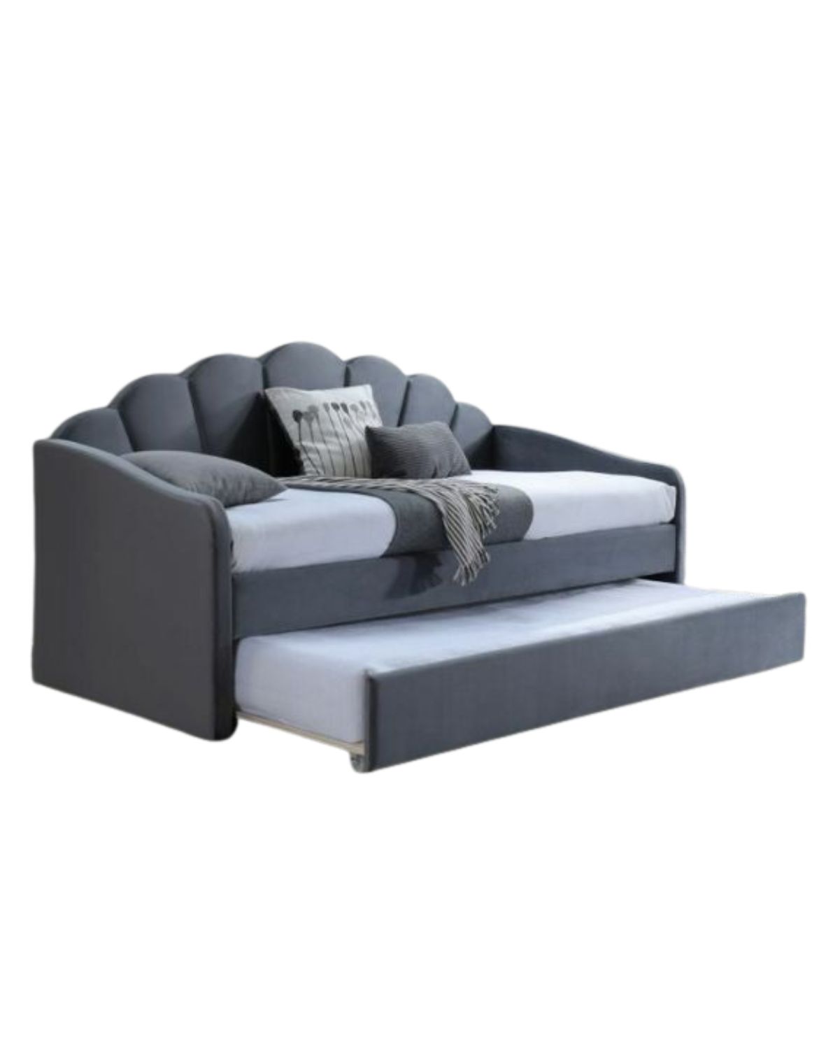 lozko bella velvet bluvel 14 szary