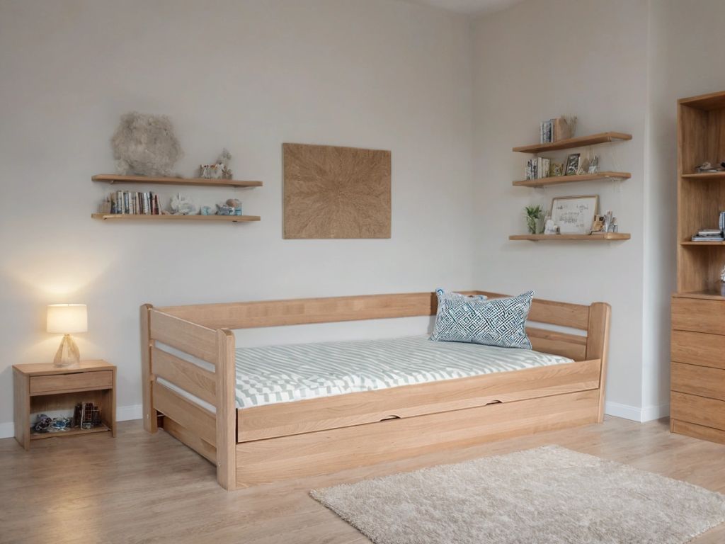 łóżko drewniane dla nastolatka 100x200 dream