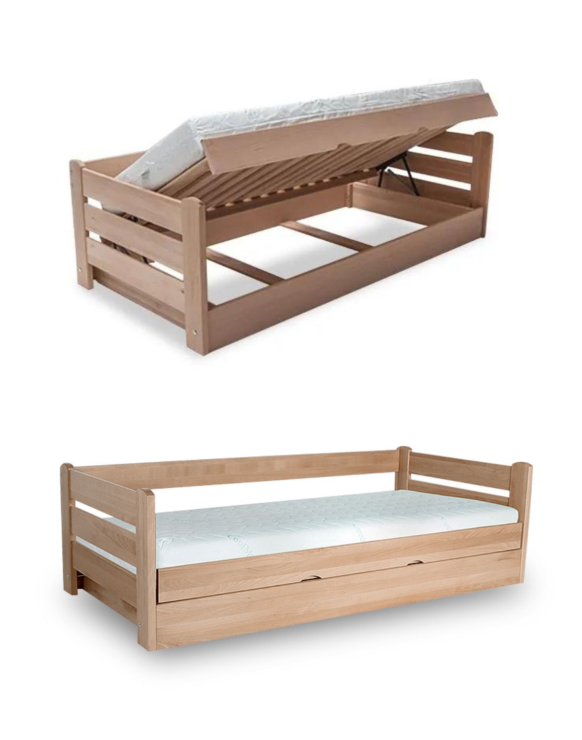 łóżko drewniane dla nastolatka 100x200 dream