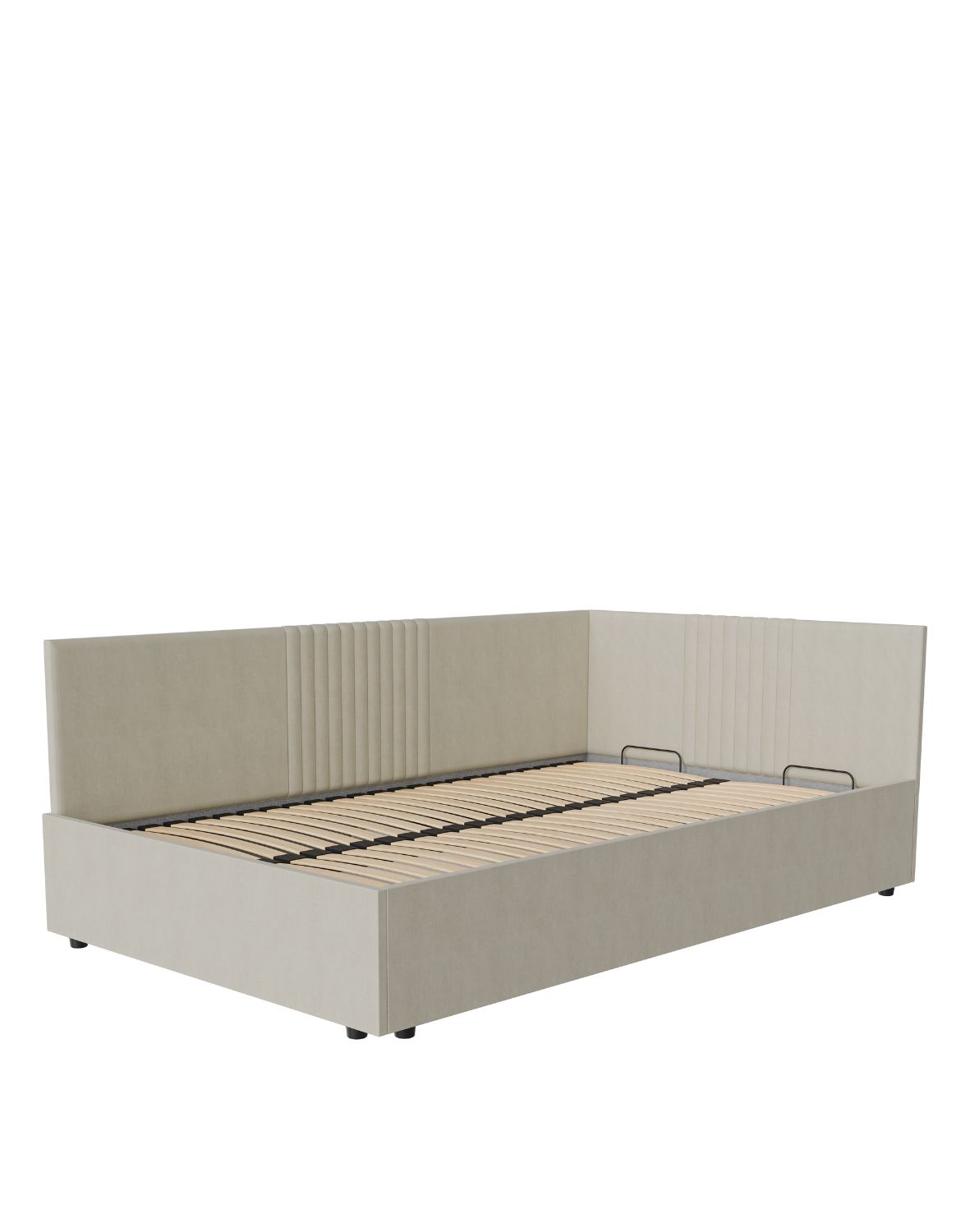 Rohová postel s úložným prostorem 120×200 cm Lena