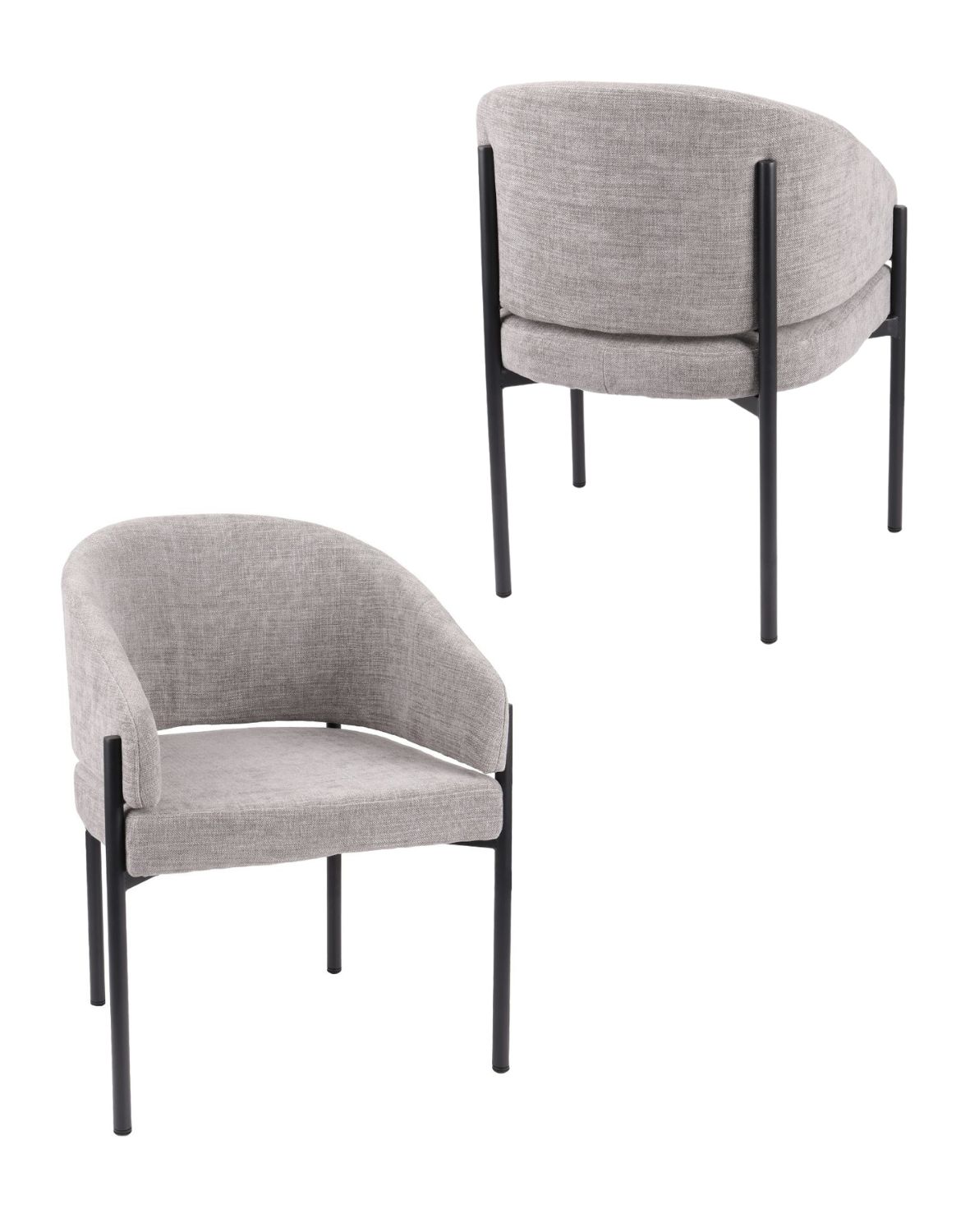 krzesło do jadalni lugano, szare