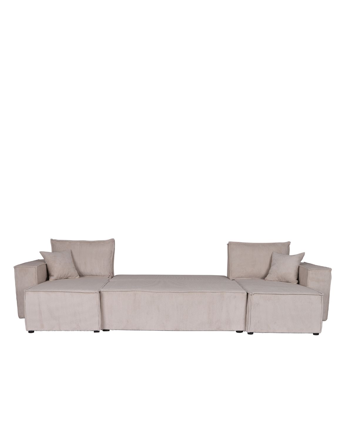 Narożnik z funkcją spania Luna U sztruks