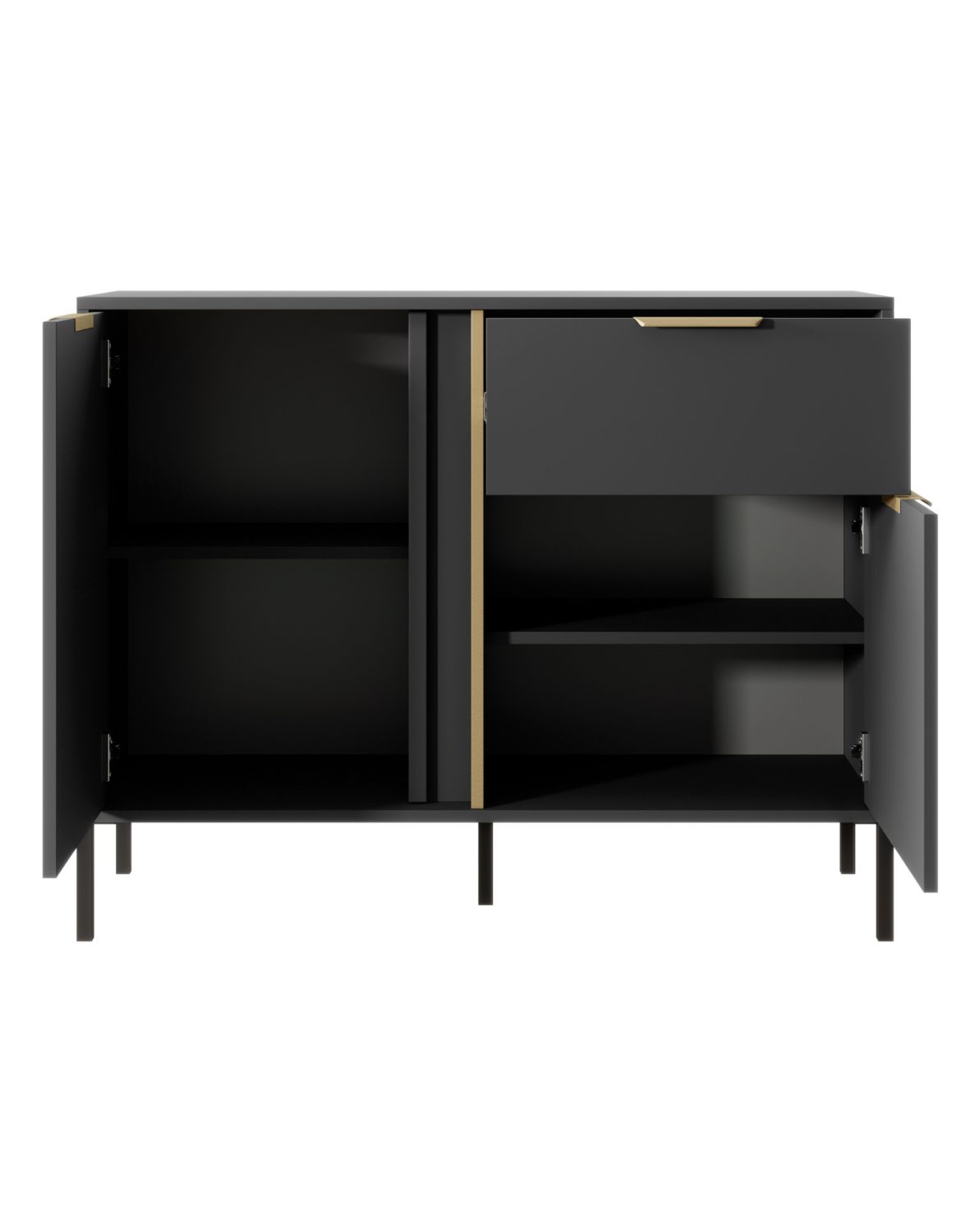 mała komoda czarna lars d