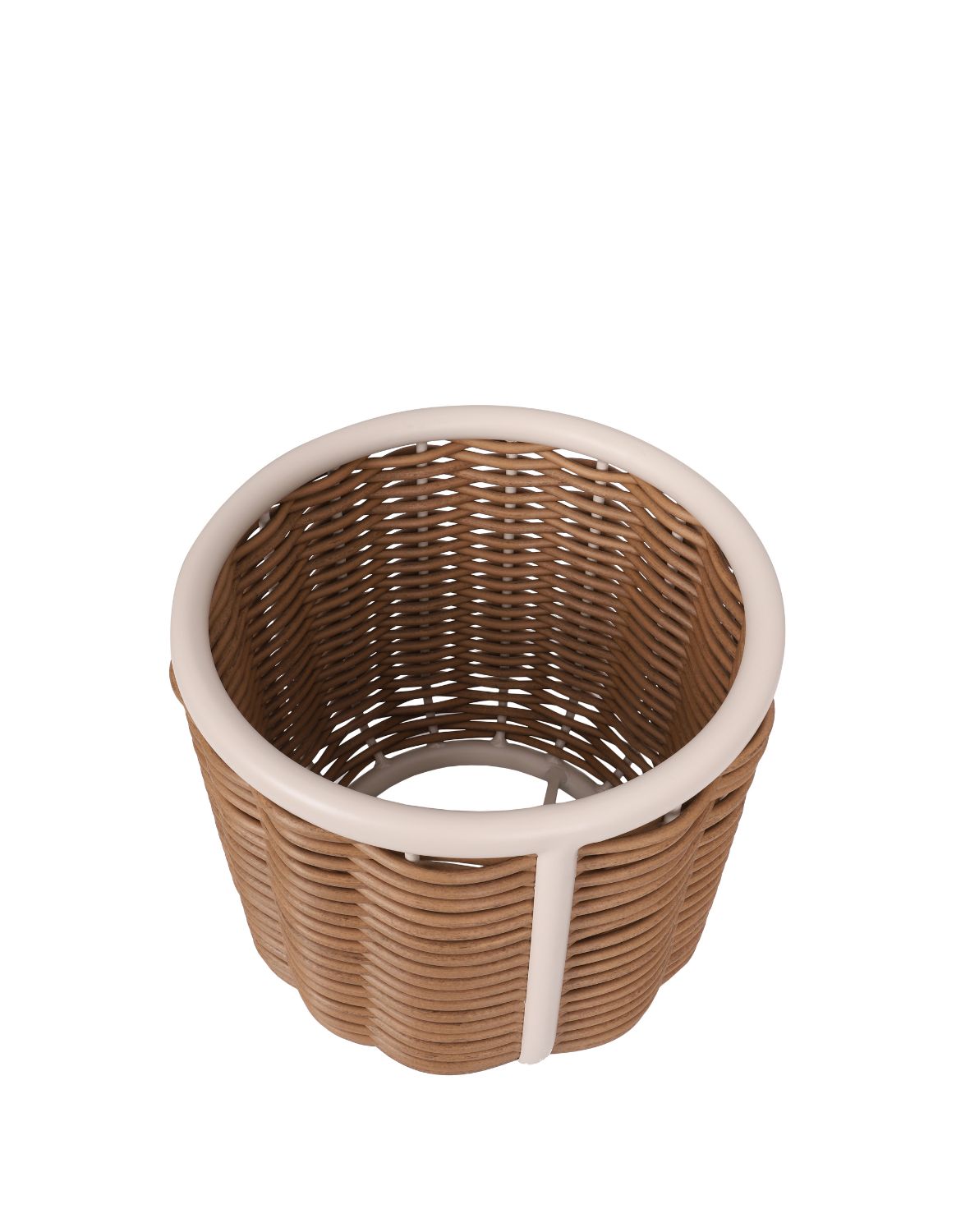 Donica ogrodowa duża z technorattanu Malta