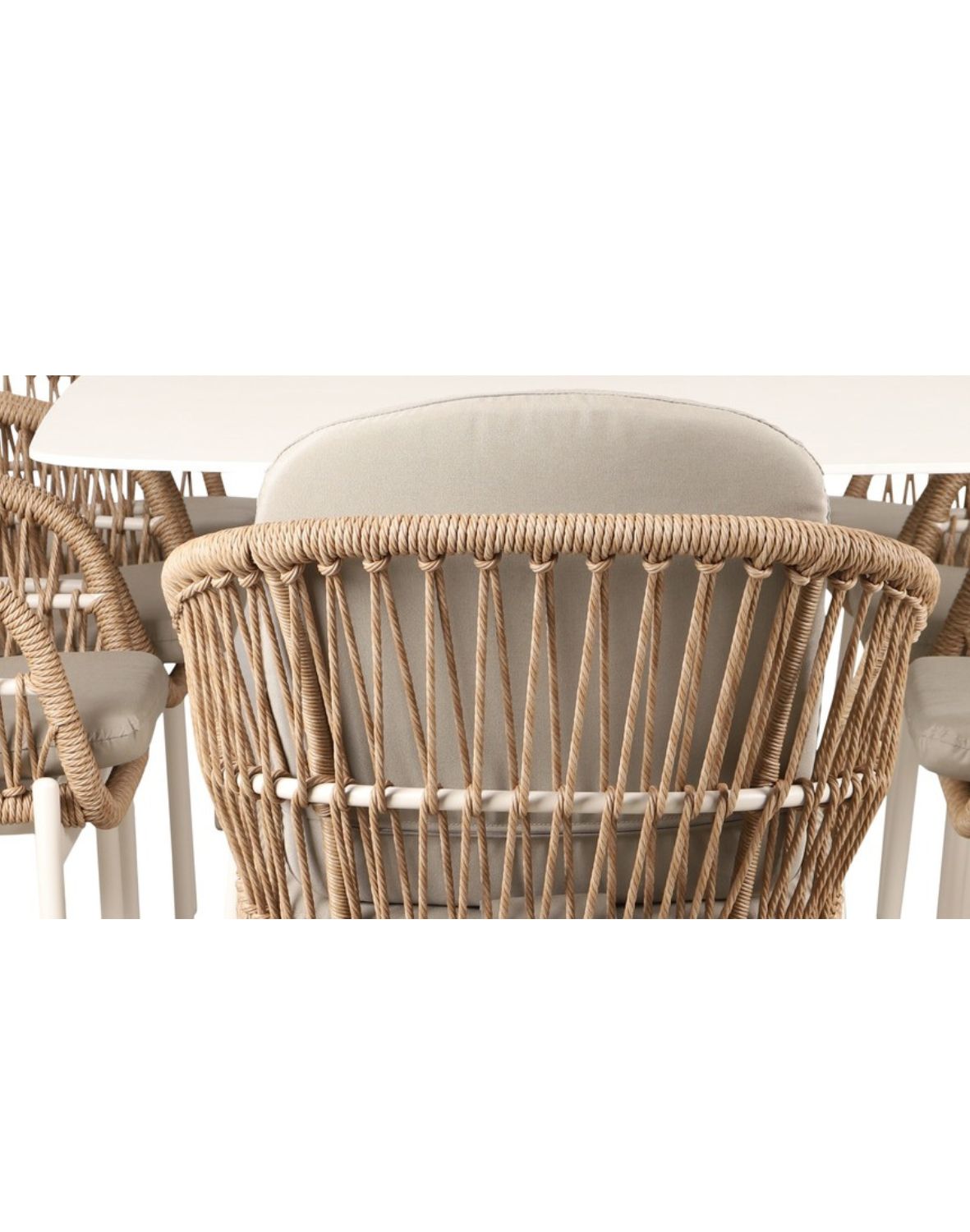 zestaw ogrodowy malta: stół 240 cm i 8 krzeseł z technorattanu