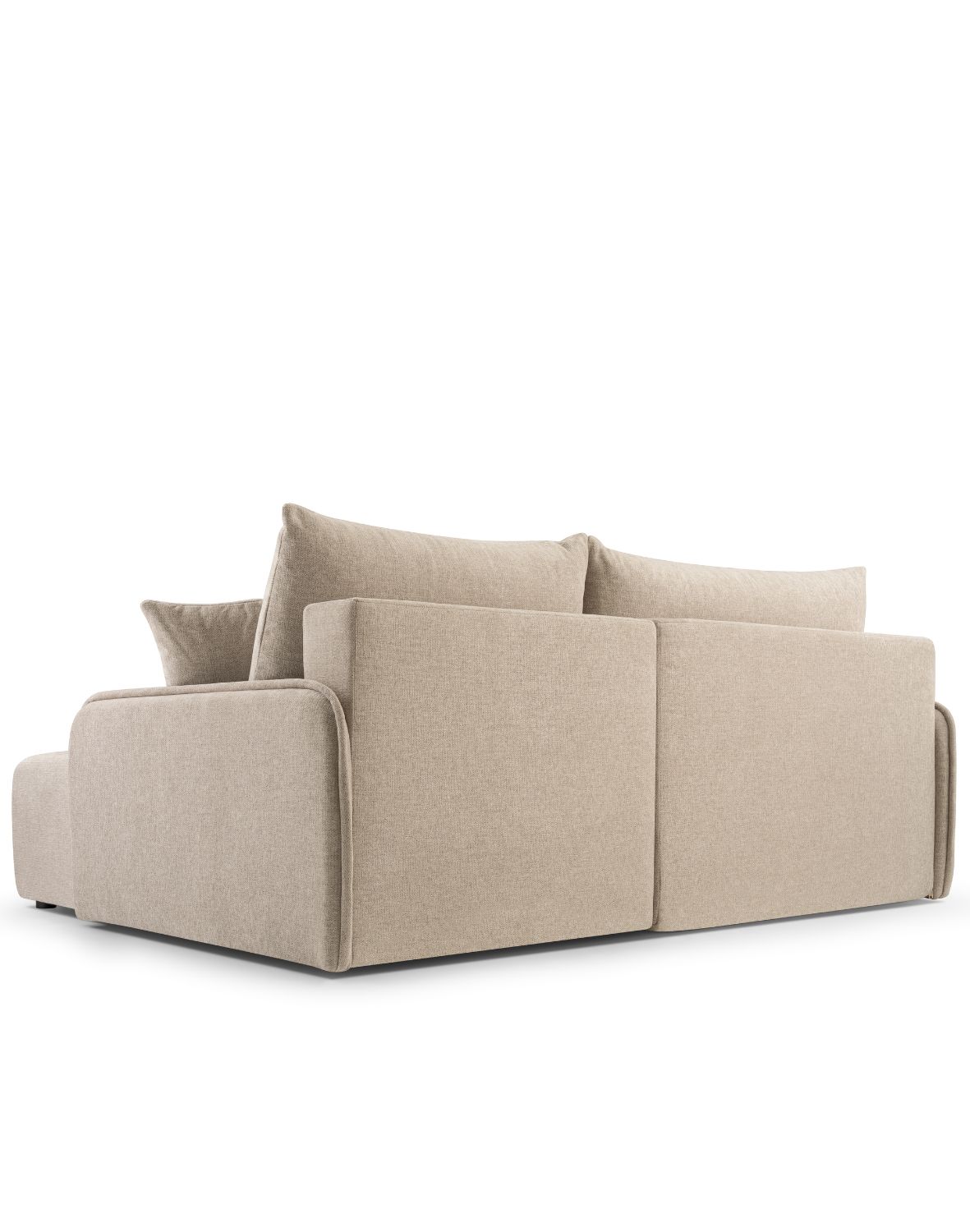 mały narożnik z funkcją spania mirabella beżowy