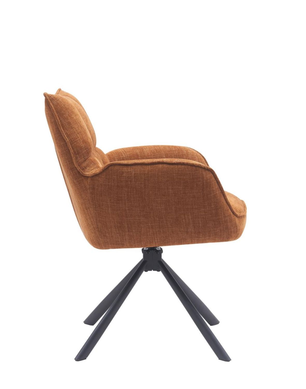 krzesło obrotowe marilla z podłokietnikami (51080002), rude