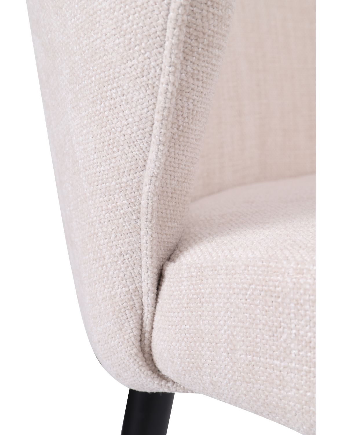 krzesło do jadalni meg black, beżowe