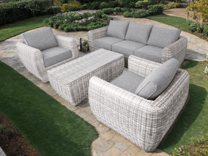 zestaw ogrodowy, wypoczynkowy milos