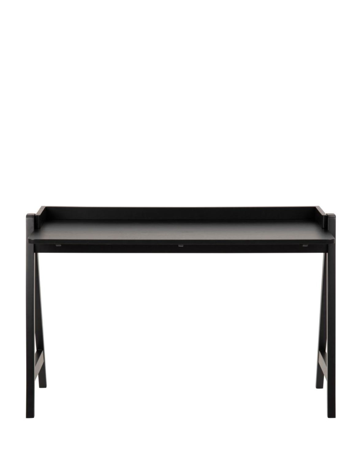 designerskie biurko miso, czarne, fornir dębowy (85597)