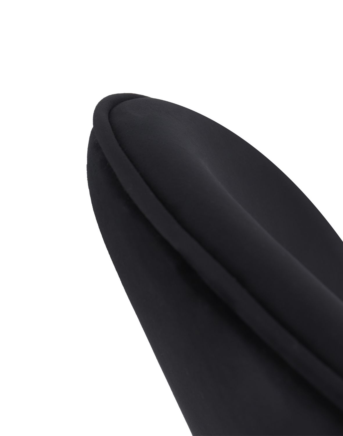 krzesło do jadalni molly black, czarny welwet (108-77)