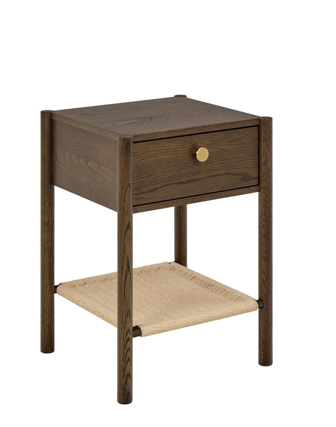 szafka nocna monfort, ciemny dąb z szufladą (10857)