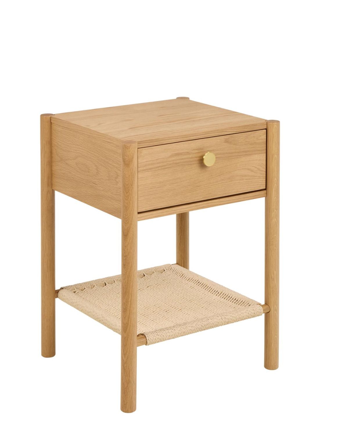 szafka nocna monfort, naturalny dąb z szufladą (10856)