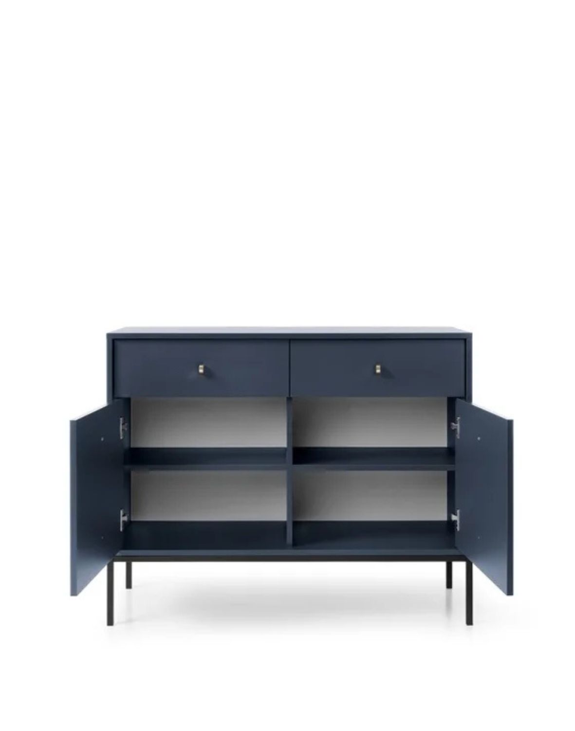 komoda mono granatowa z szufladami (mksz104), navy/black