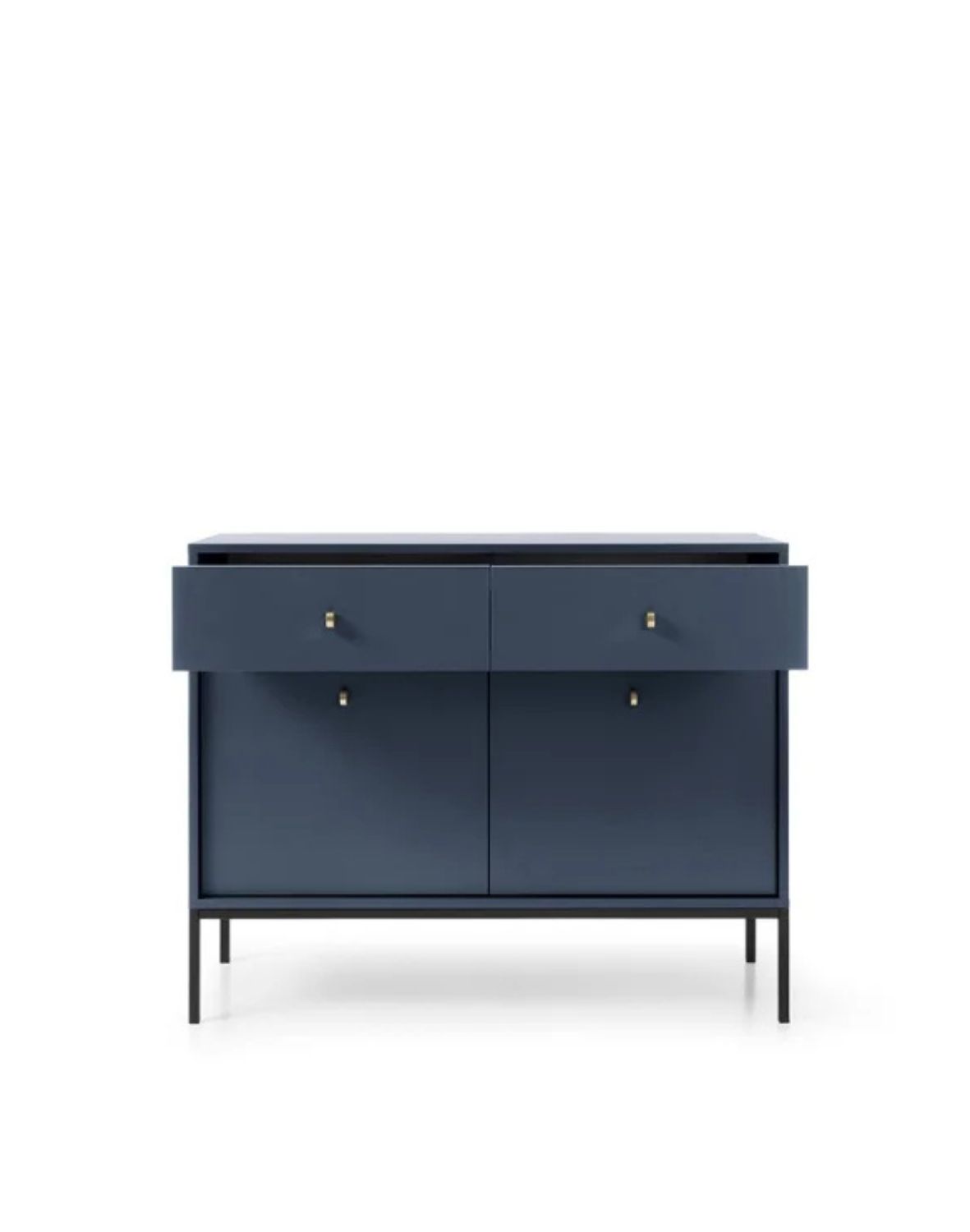 komoda mono granatowa z szufladami (mksz104), navy/black