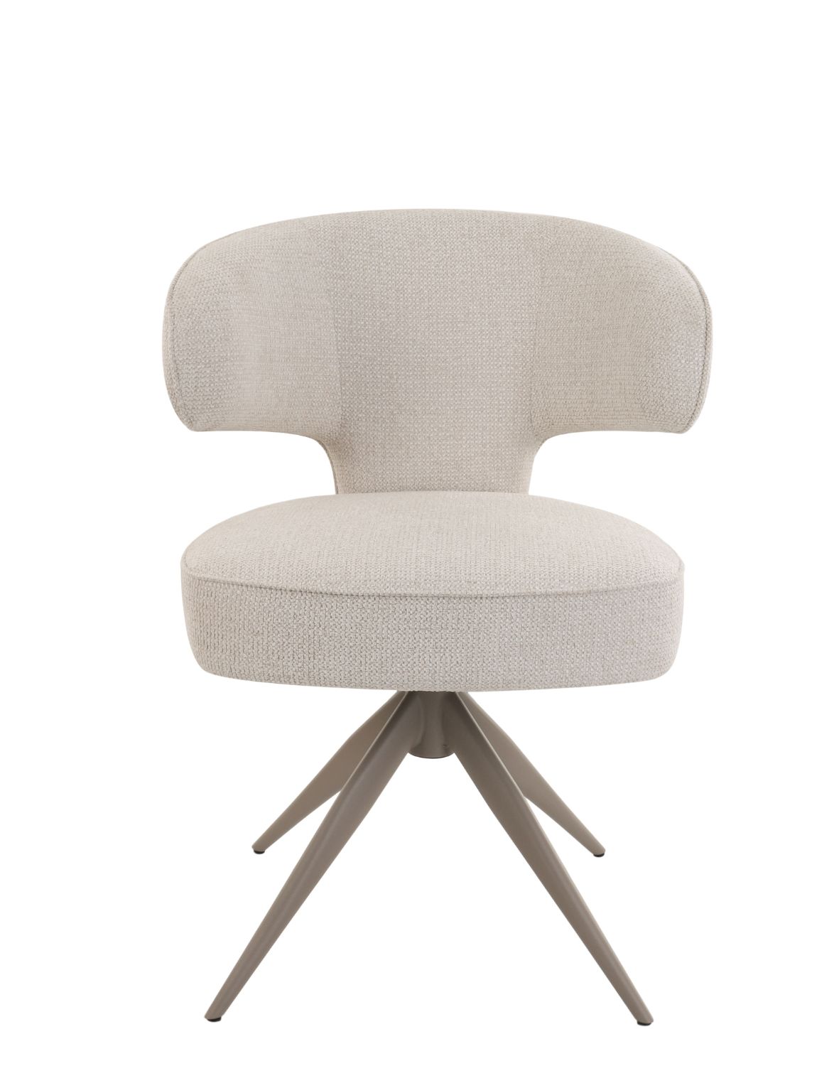 krzesło nami n22, obrotowe 360° z funkcją powrotu, cashmere/beige
