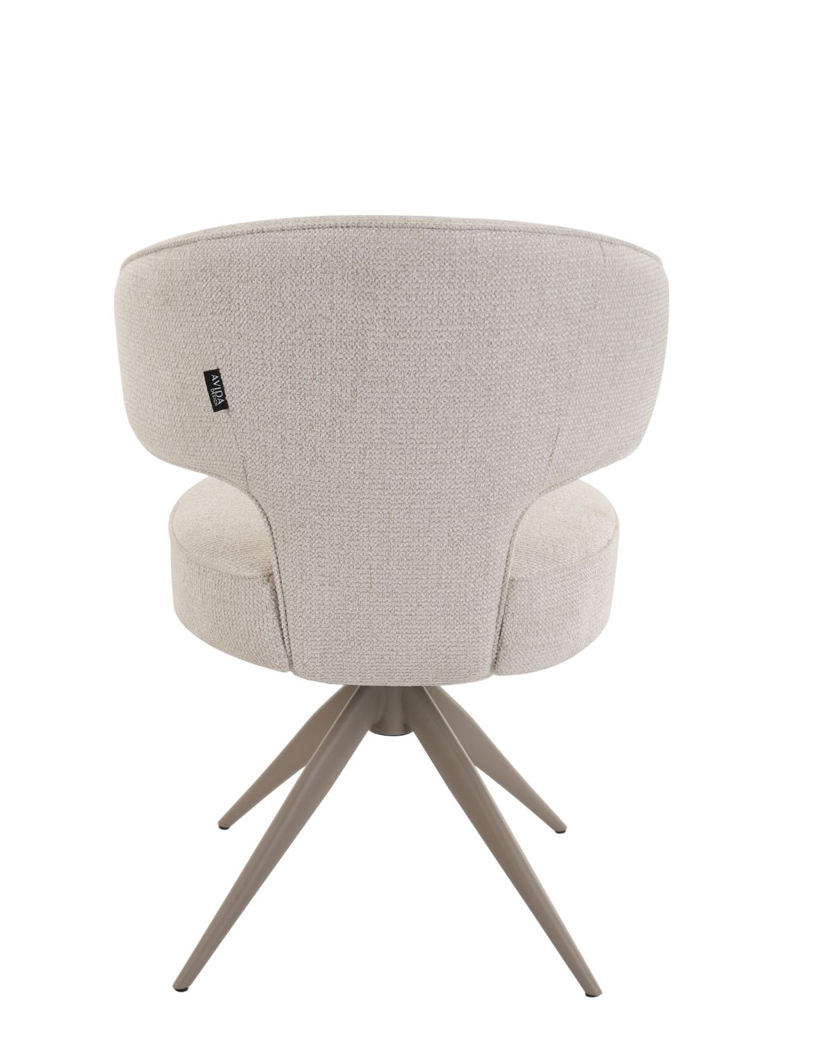 krzesło nami n22, obrotowe 360° z funkcją powrotu, cashmere/beige