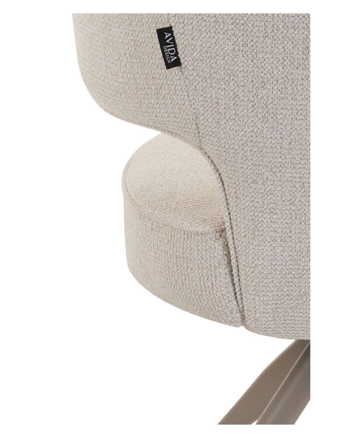 krzesło nami n22, obrotowe 360° z funkcją powrotu, cashmere/beige
