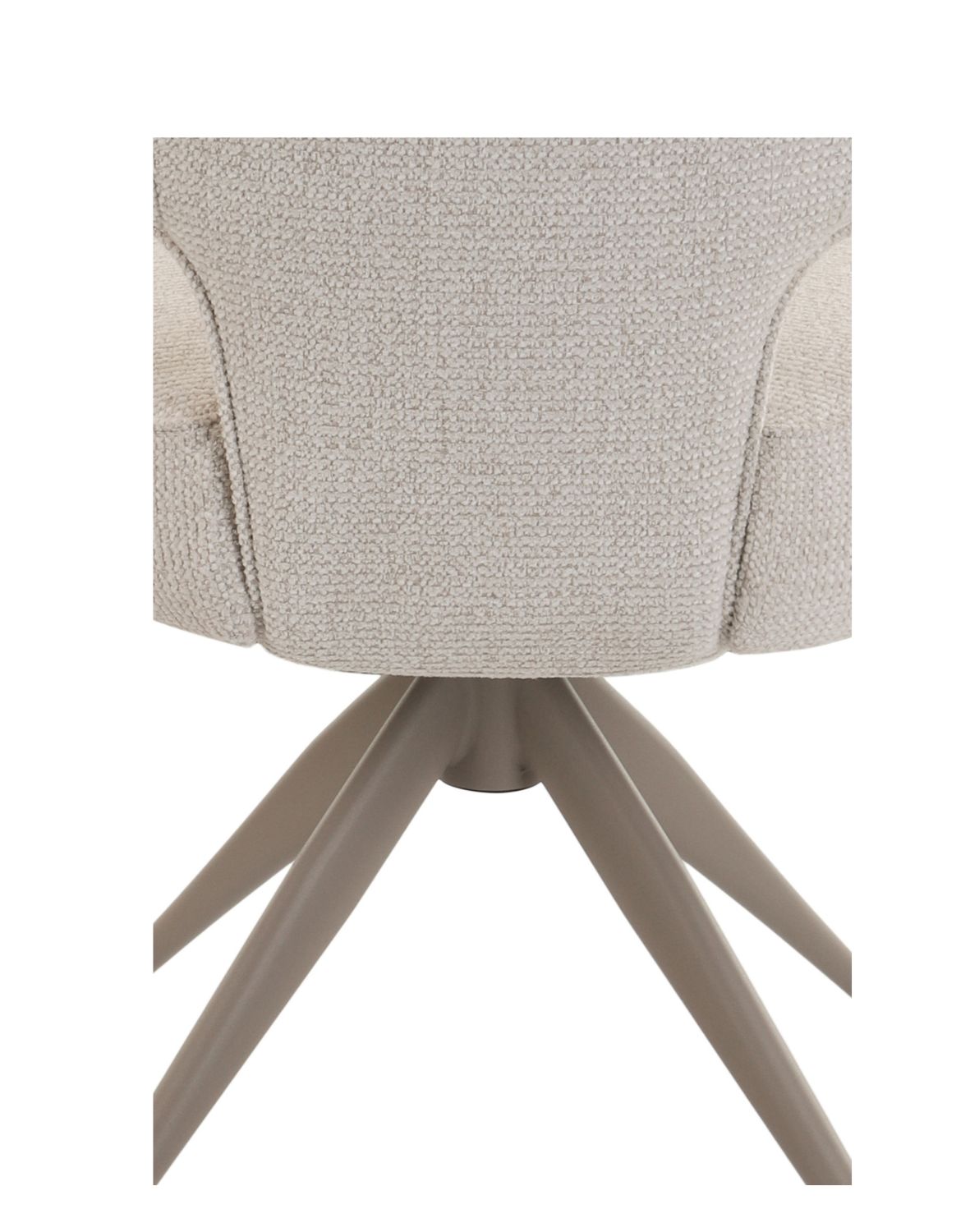 krzesło nami n22, obrotowe 360° z funkcją powrotu, cashmere/beige