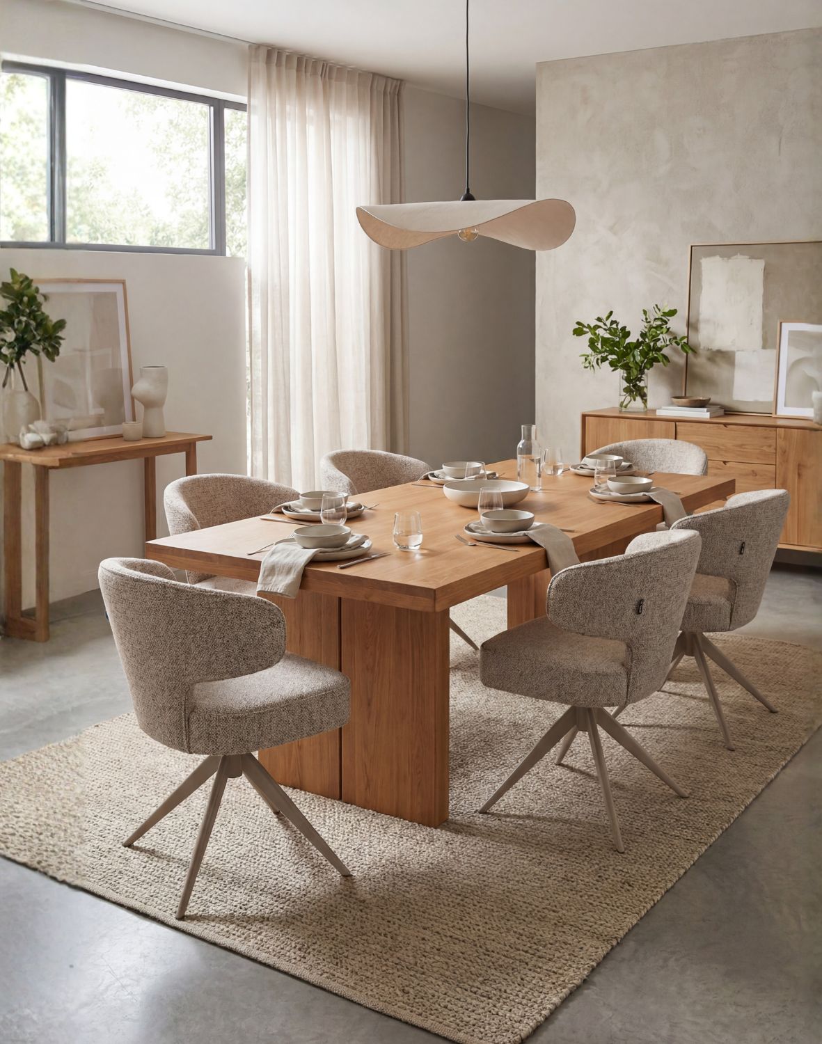 krzesło nami n33, obrotowe 360° z funkcją powrotu, cashmere/coffee